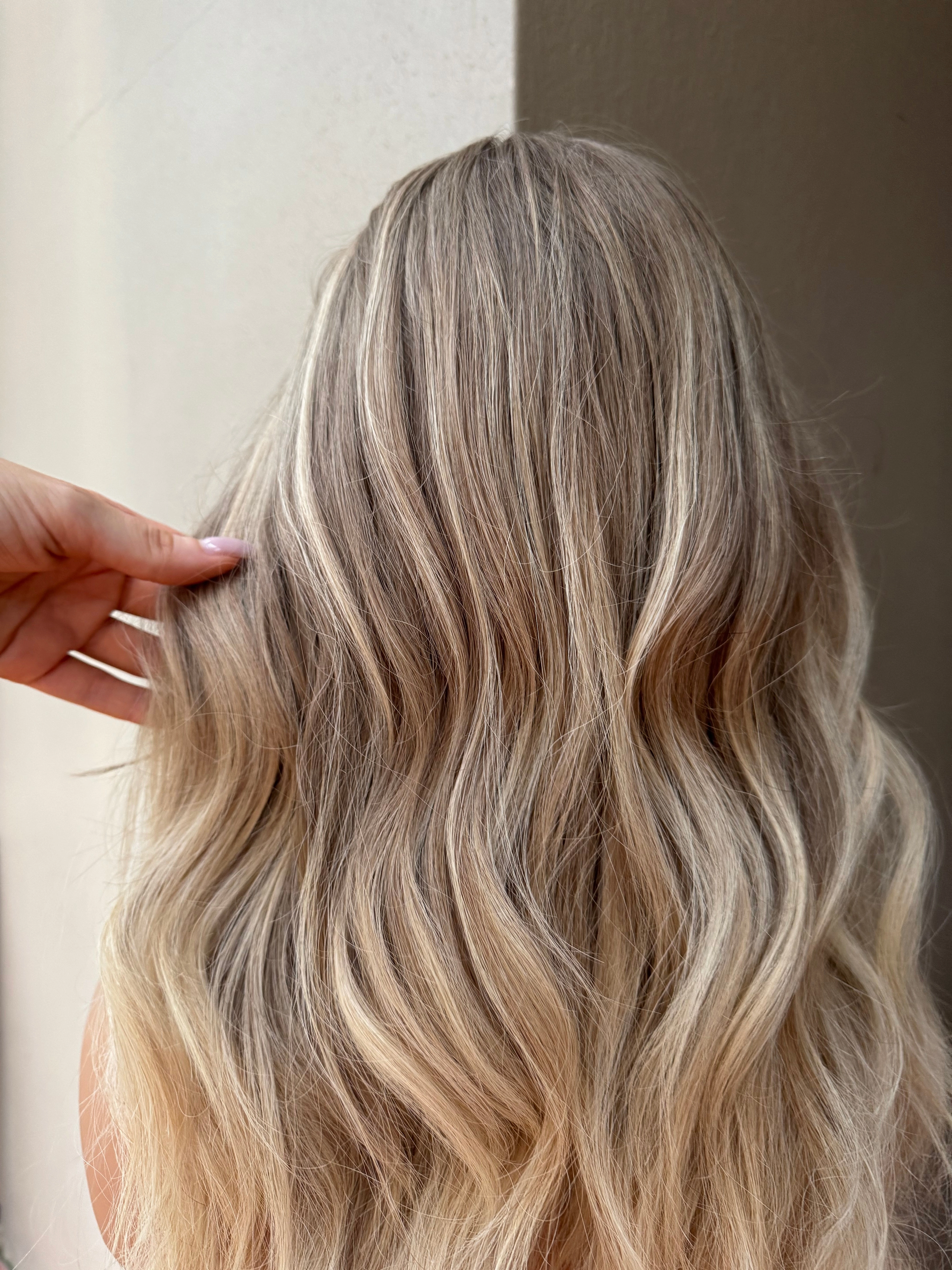 PAYTON Lived In Blonde Human Hair Lace Front Wig