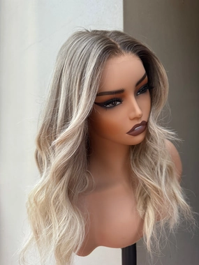 PAYTON Lived In Blonde Human Hair Lace Front Wig