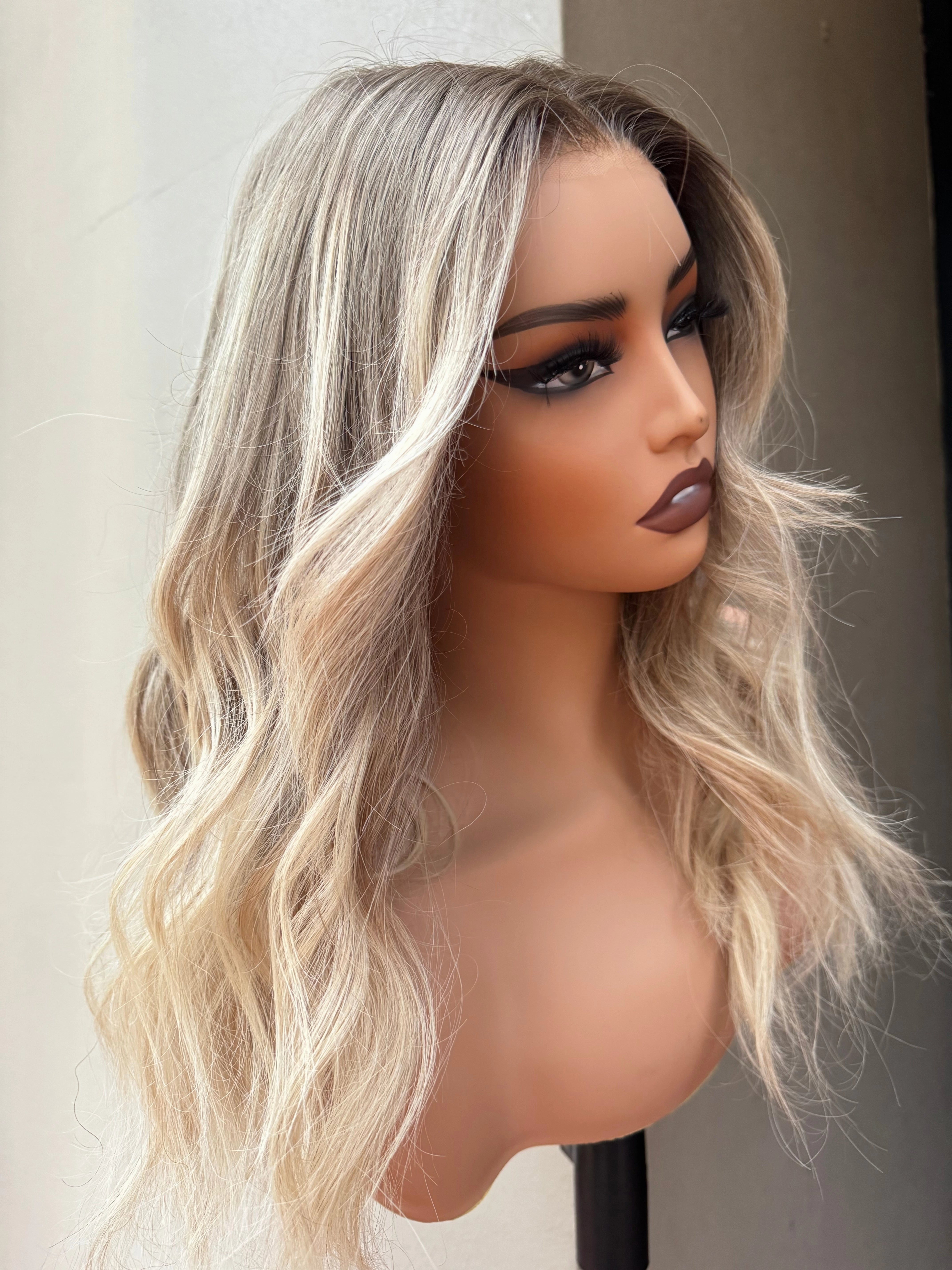 PAYTON Lived In Blonde Human Hair Lace Front Wig