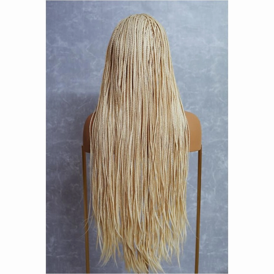 PHOENIX Ice Blonde Braided 26" Lace Front Wig