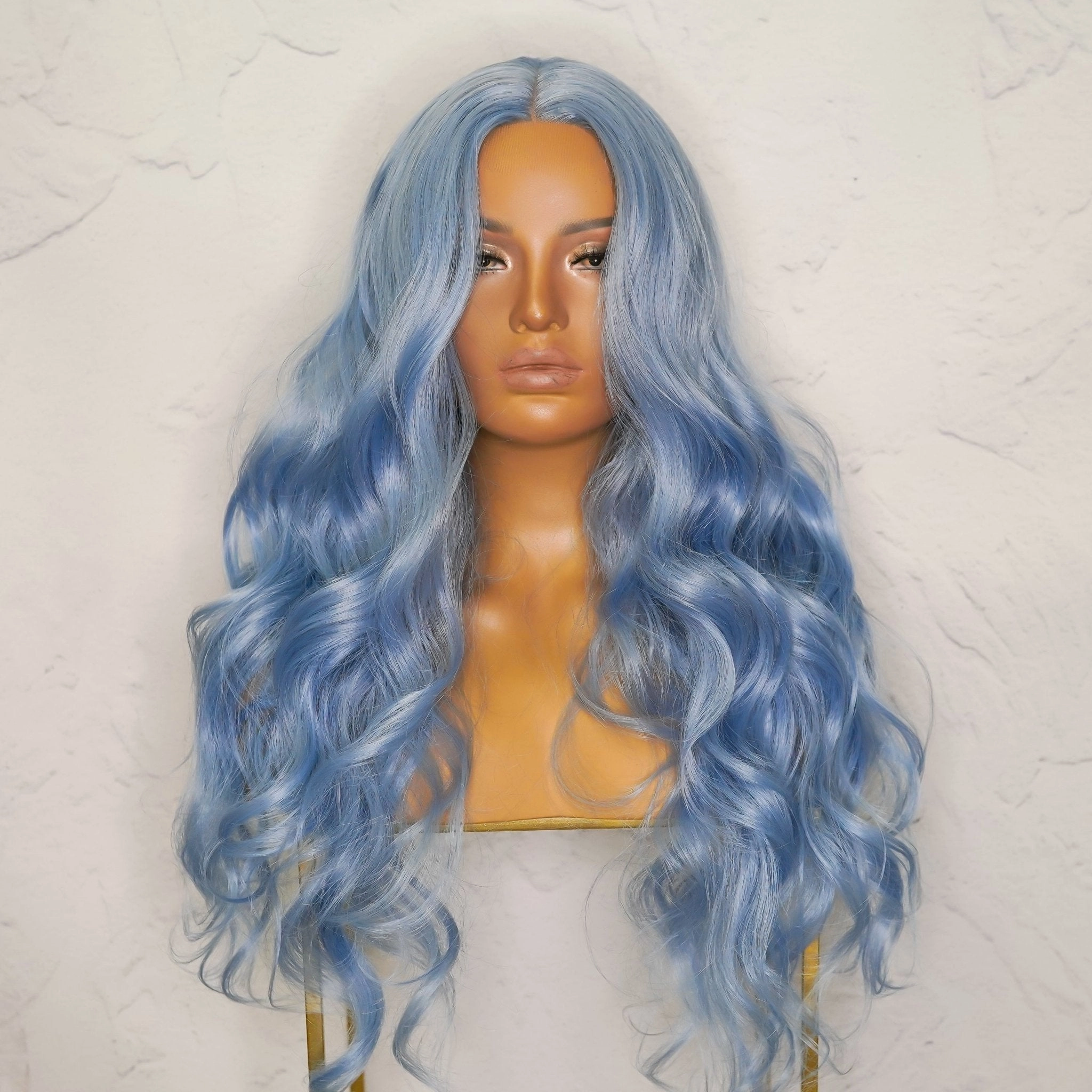 POLLY Blue 30" Lace Front Wig
