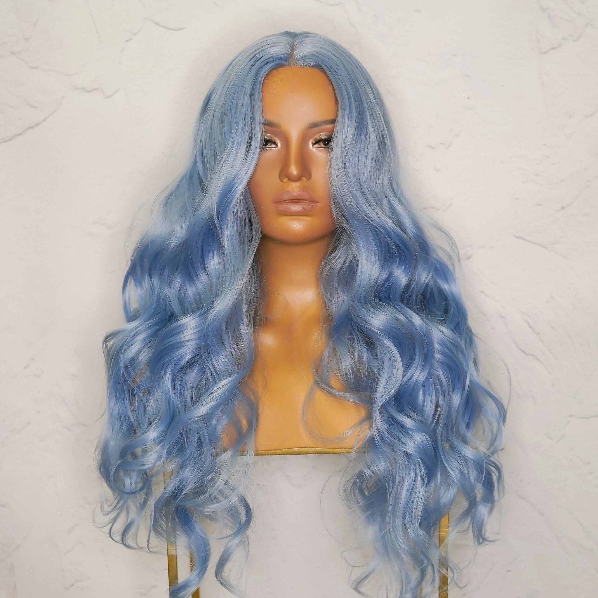 POLLY Blue 30" Lace Front Wig