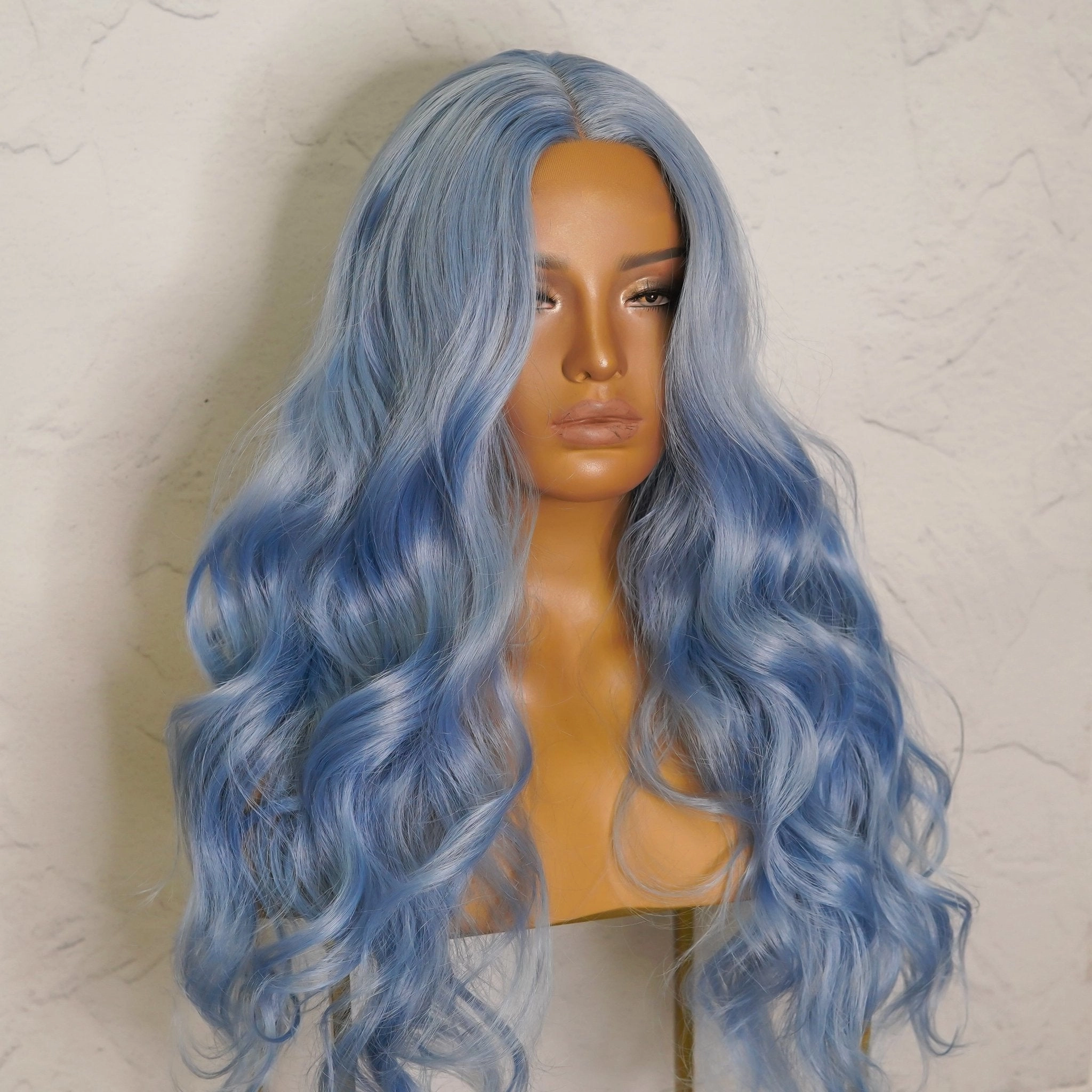 POLLY Blue 30" Lace Front Wig
