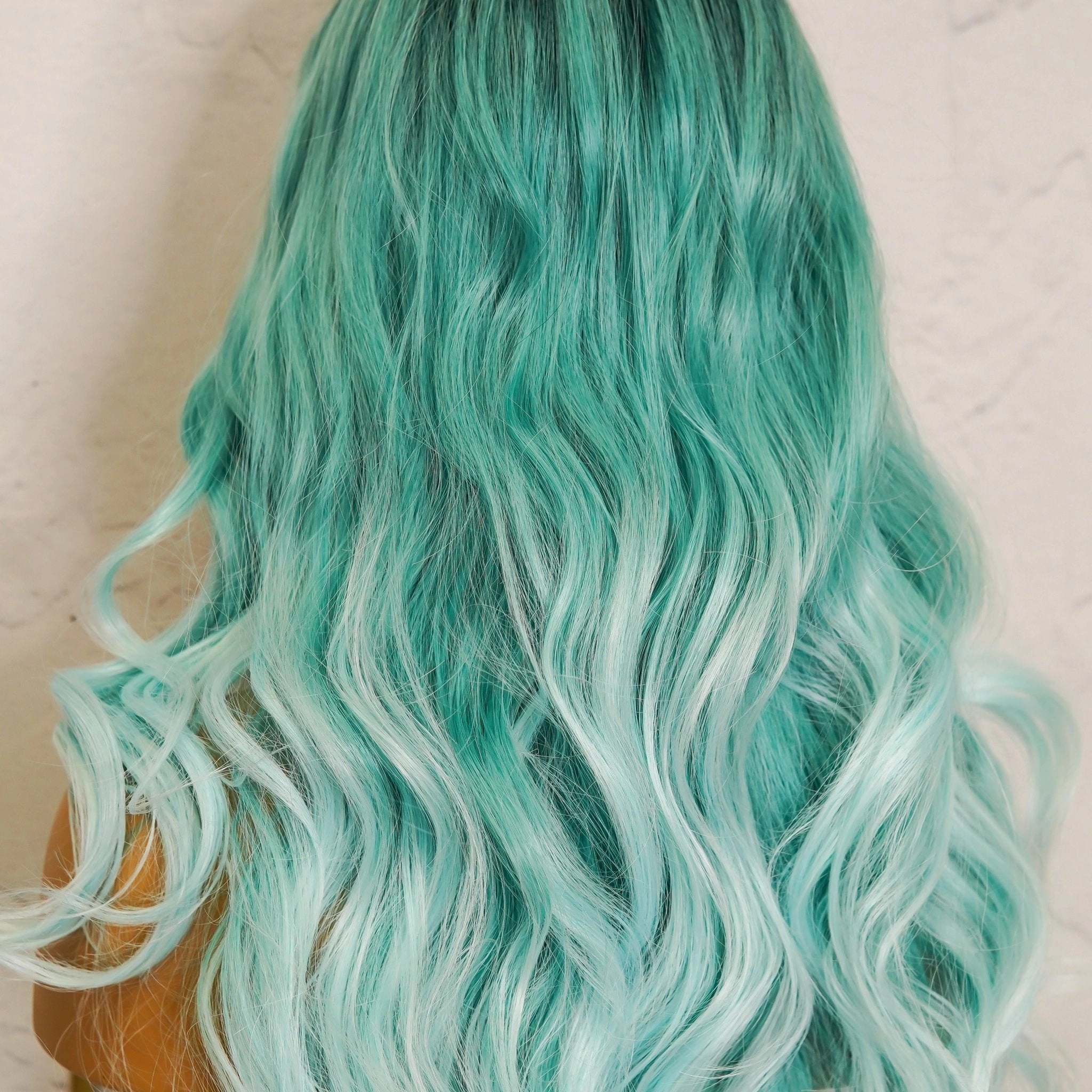 POLLY Ombre Blue 30" Lace Front Wig