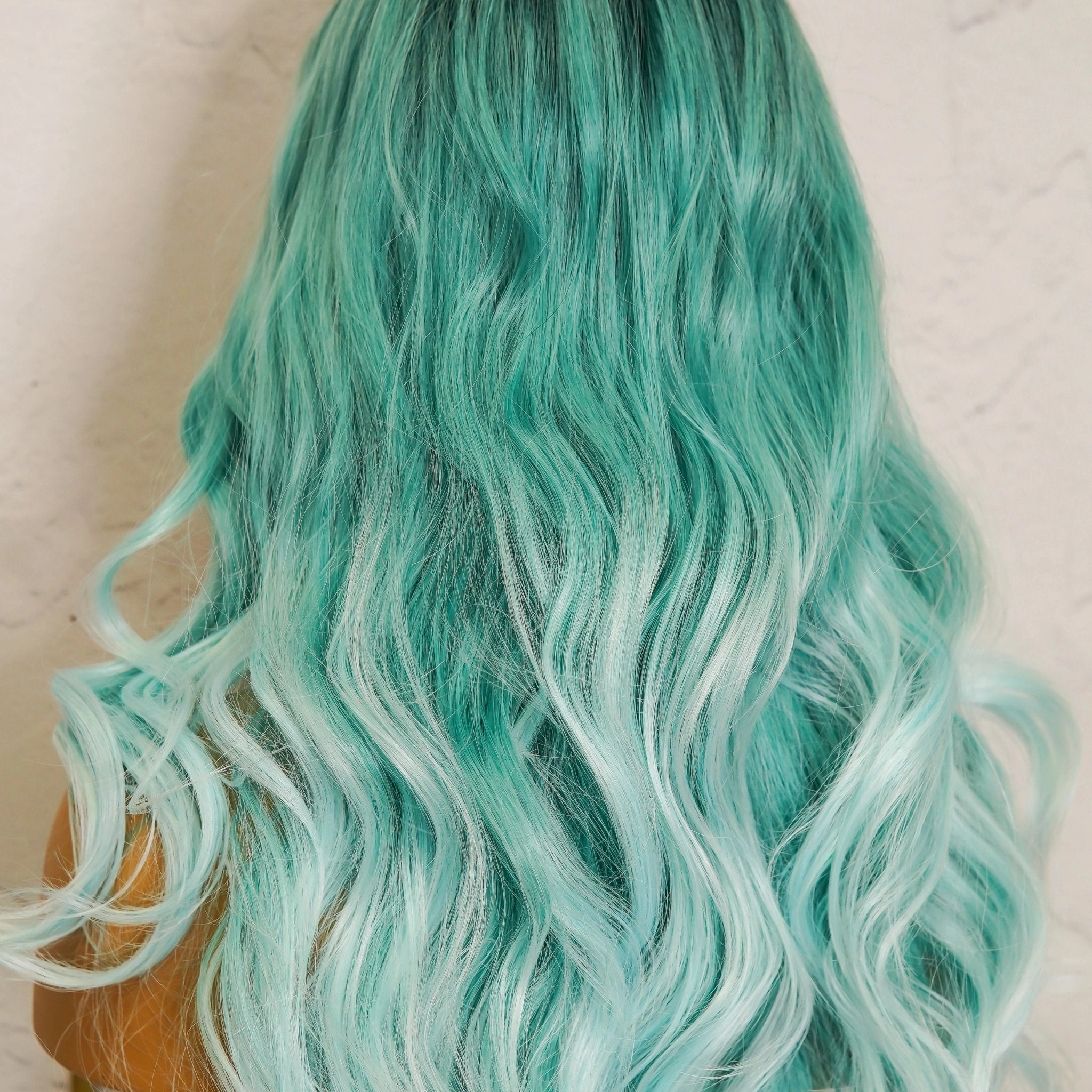 POLLY Ombre Blue 30" Lace Front Wig