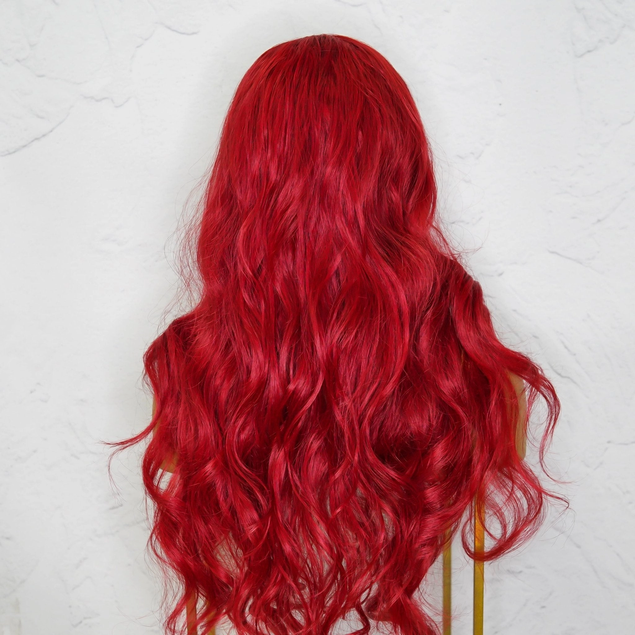 POLLY Red 30" Lace Front Wig