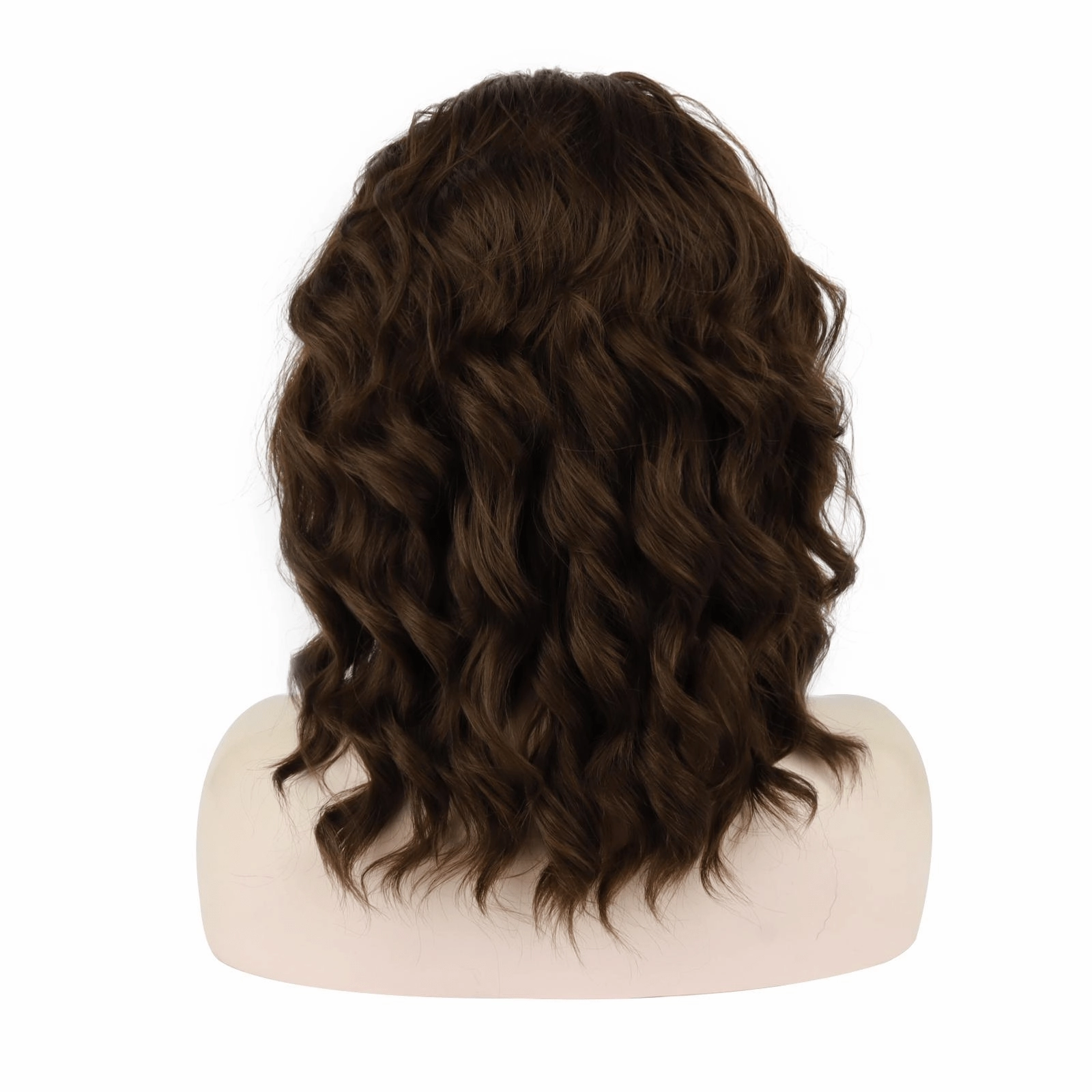 PRE-ORDER Willow Wavy Brown Short Lace Front wig 13*4 Free parting synthetic lace front wig