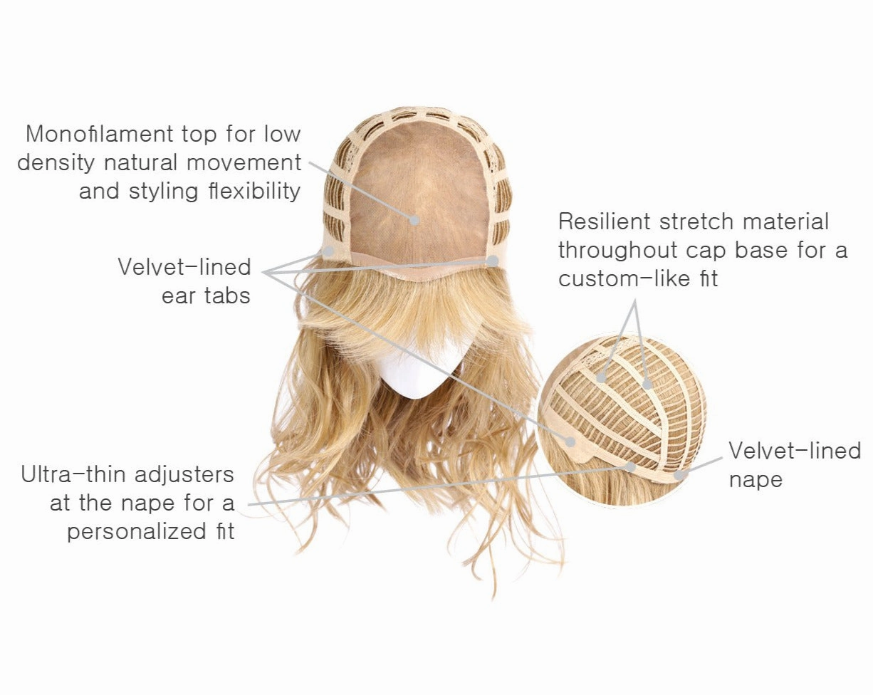 Pretty in Layers Wig by Hairdo | Heat Friendly Synthetic Hair | Ultra Petite Cap