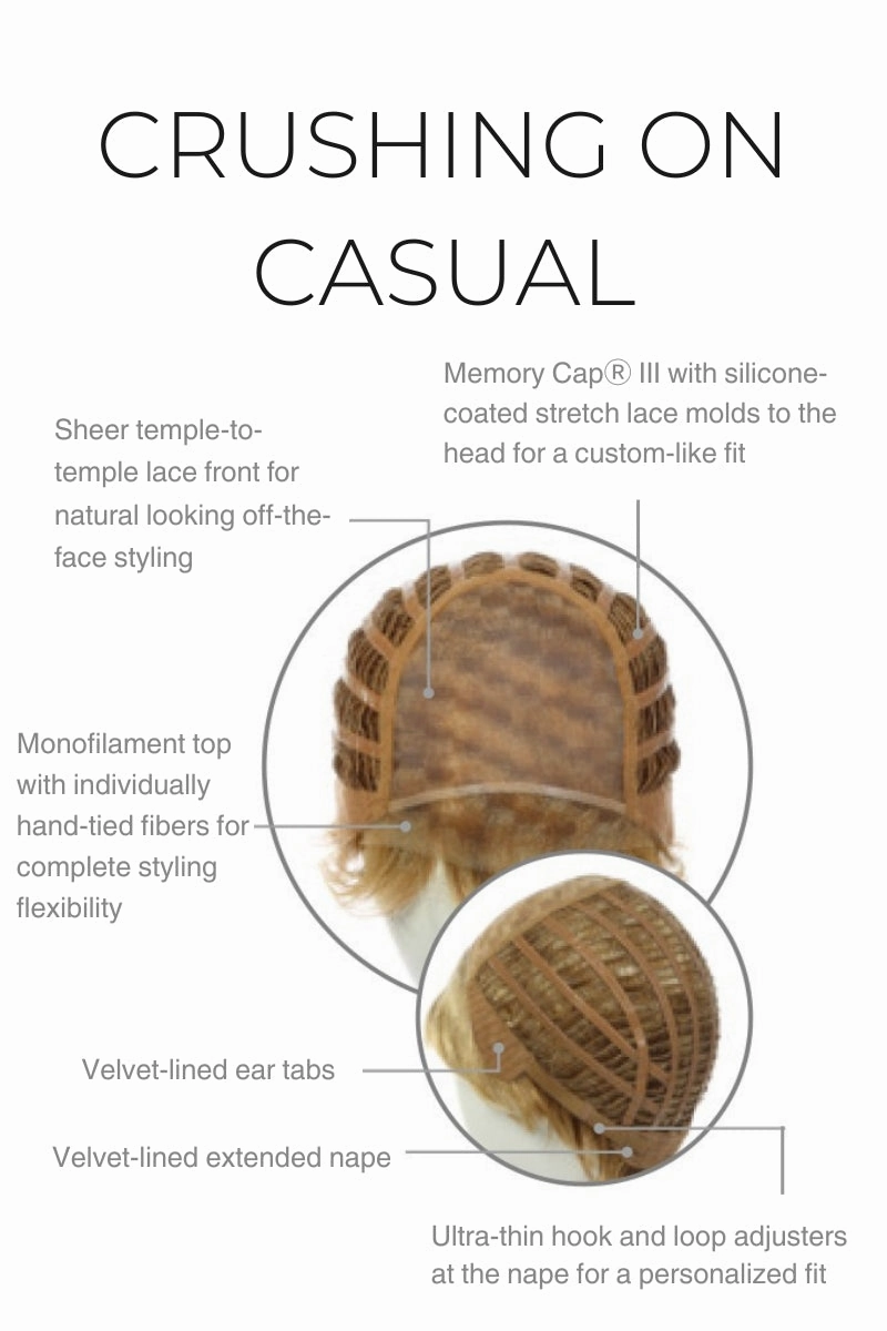 Raquel Welch Wigs - Crushing on Casual