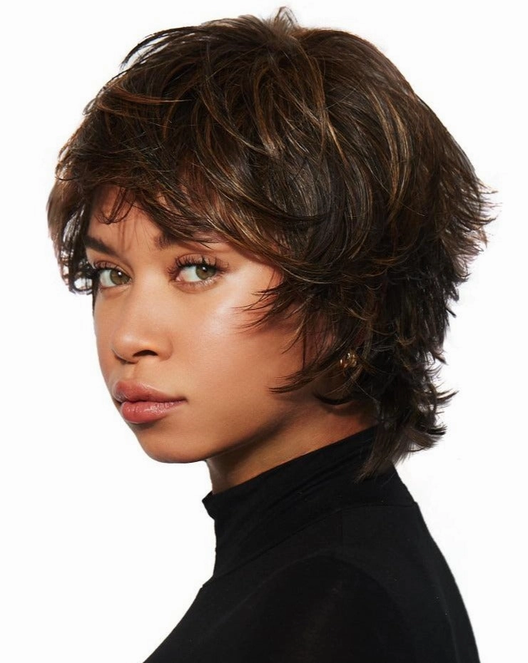 Razor Cut Shag Wig by TressAllure | Affordable Chic
