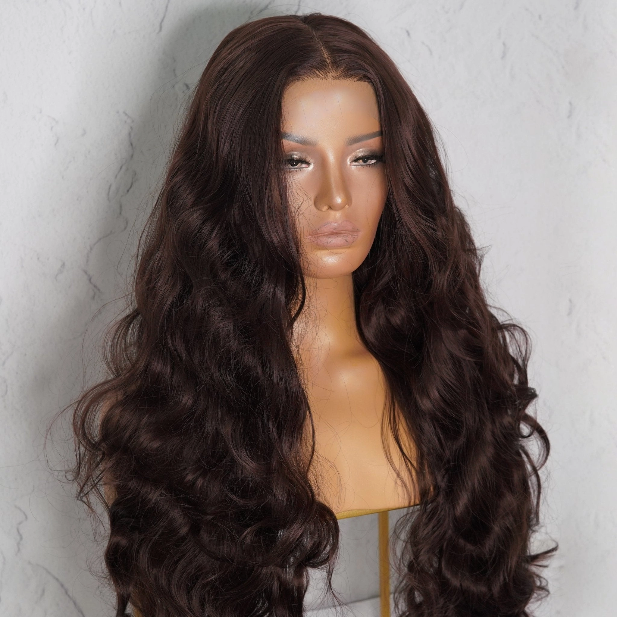 RIMA Dark Brown Lace Front Wig