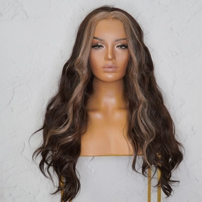 RINATA Ombre Brown Lace Front Wig