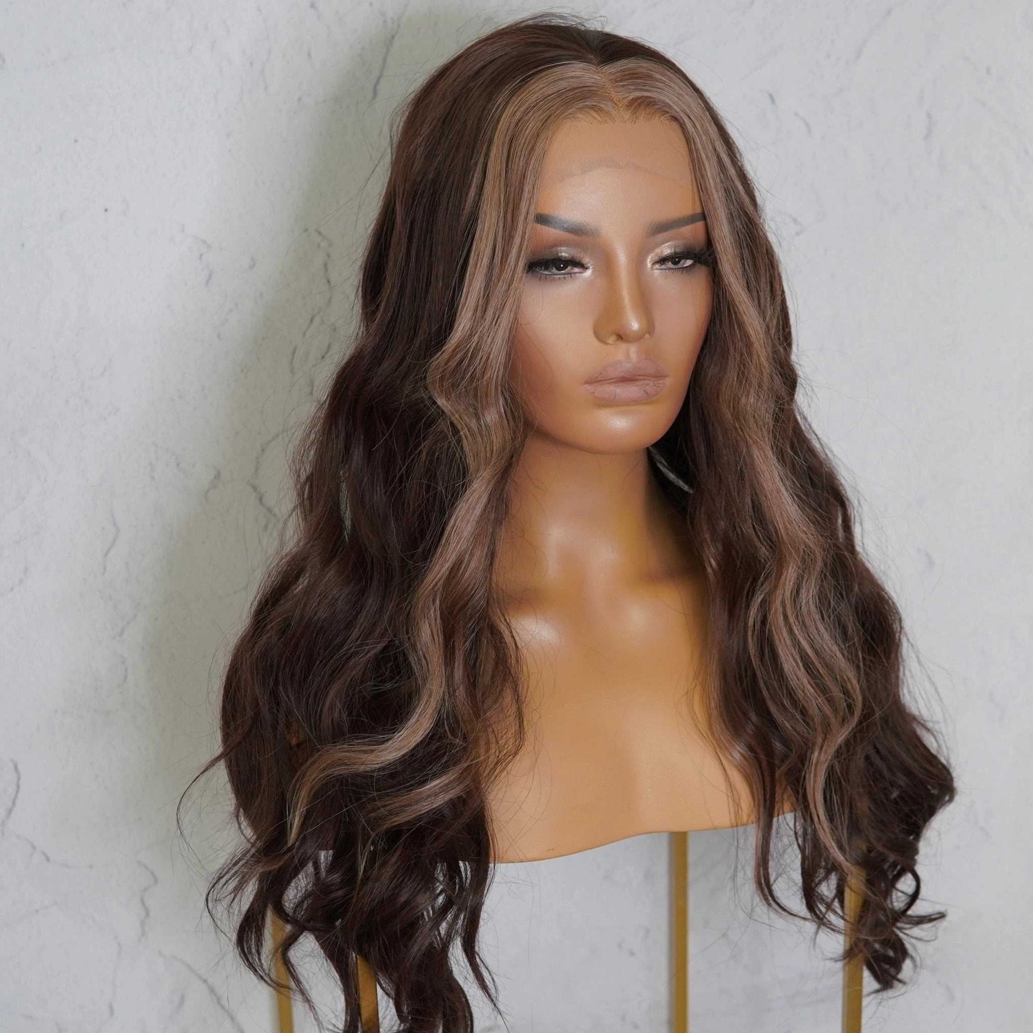 RINATA Ombre Brown Lace Front Wig