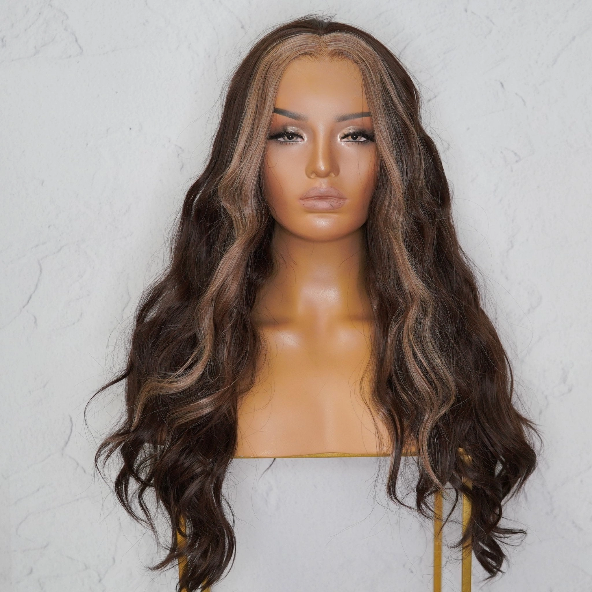RINATA Ombre Brown Lace Front Wig