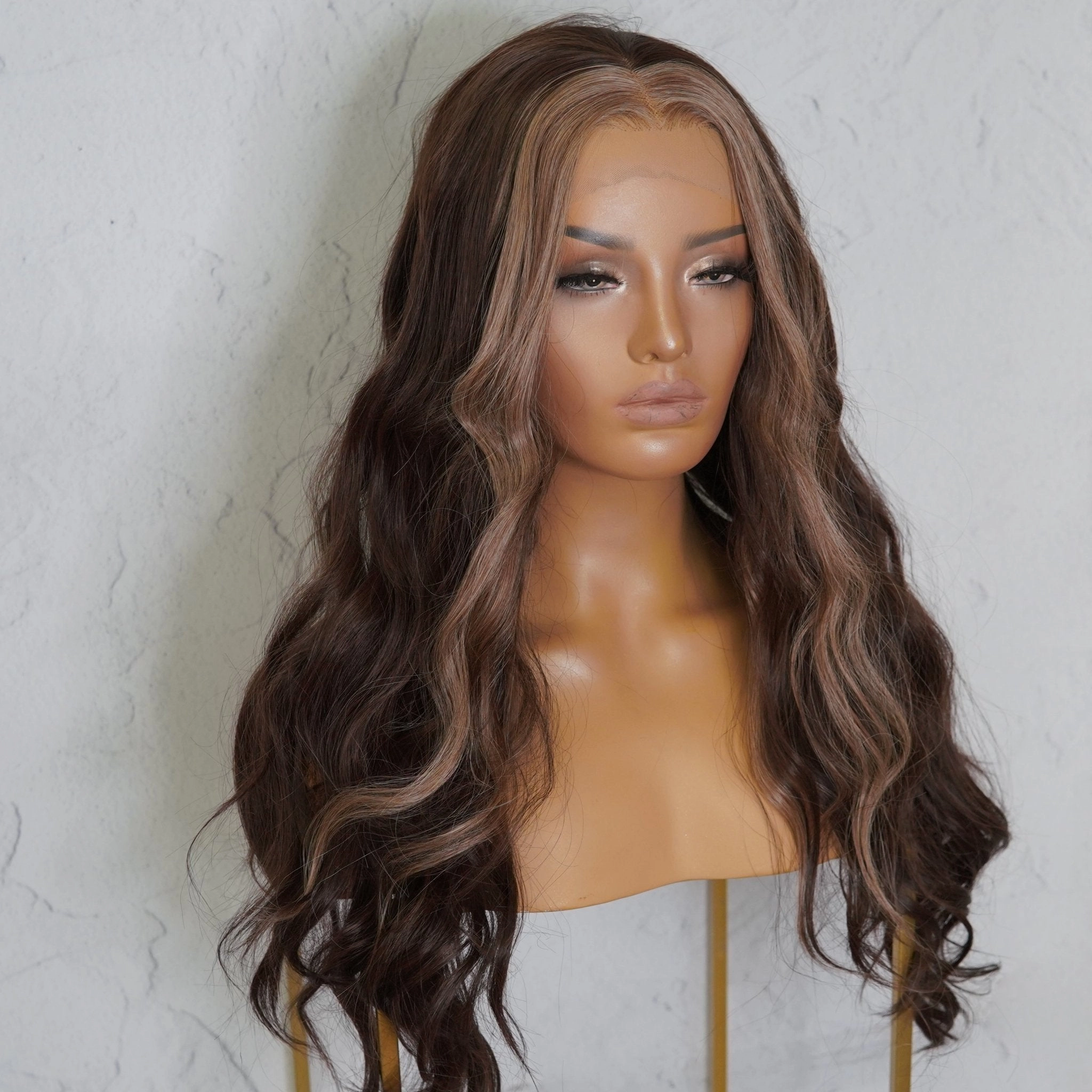 RINATA Ombre Brown Lace Front Wig