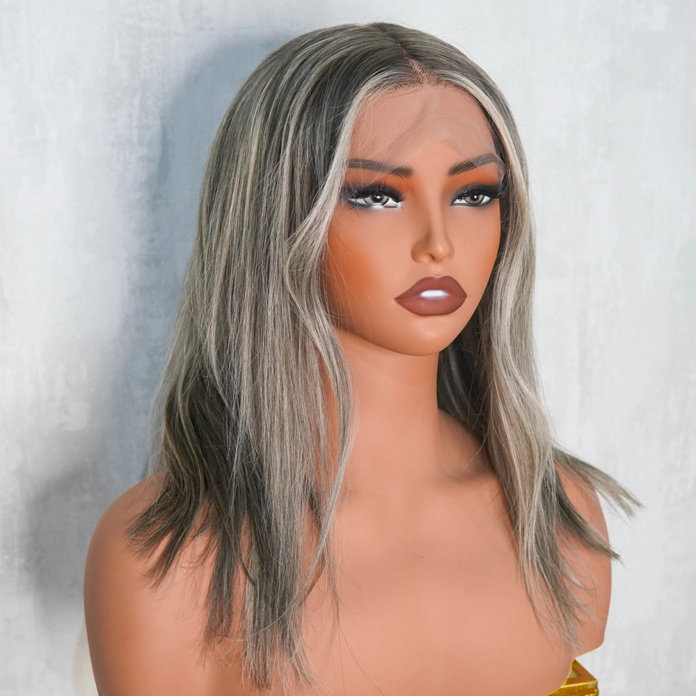 ROE Salt & Pepper Human Hair Lace Front Wig