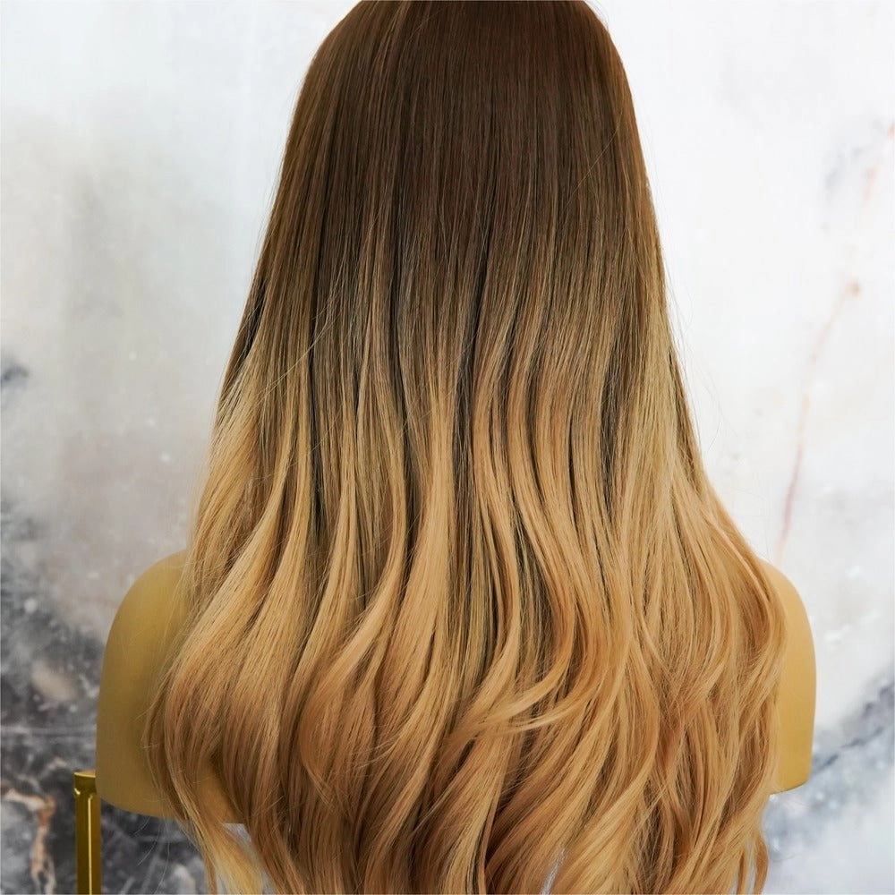 ROSA Brown Ombre Fringe Wig