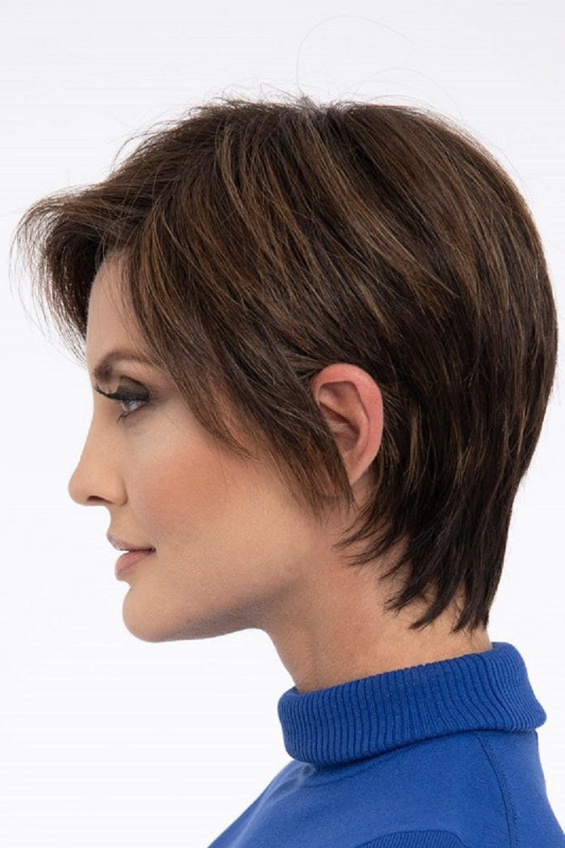 Sale - Envy Wigs - Billie - Human Hair Blend - Color: Cinnamon Raisin