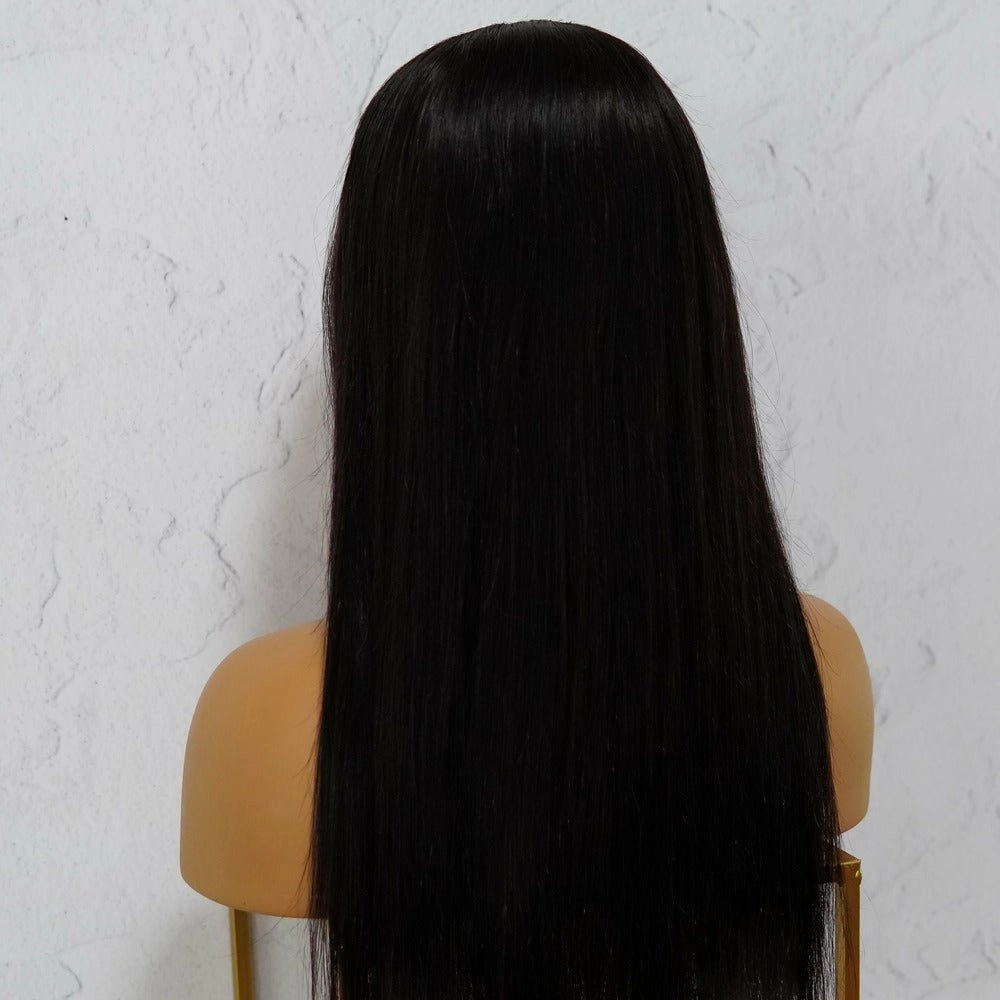 SARAH Black Human Hair U Part Wig