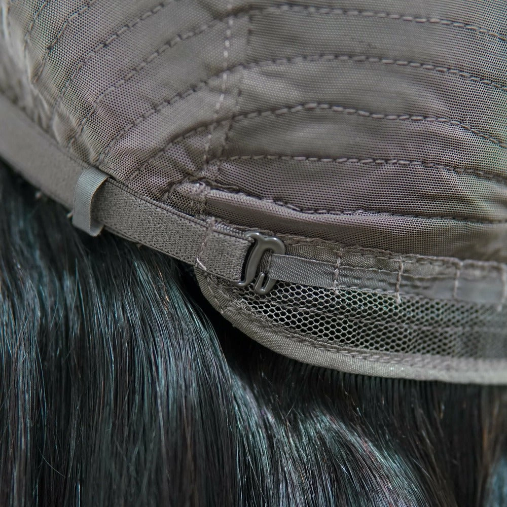 SARAH Black Human Hair U Part Wig