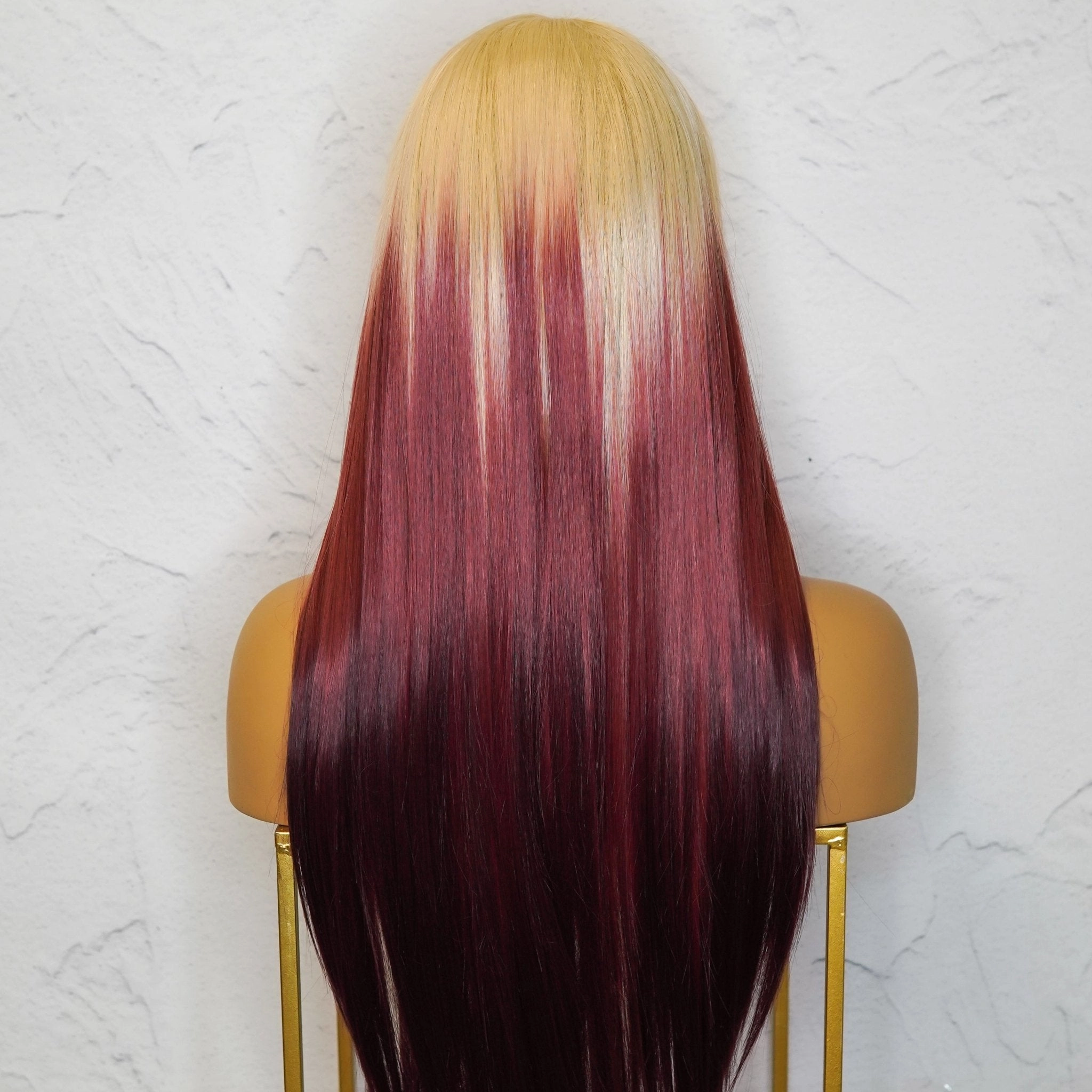 SARAH Wine Lace Front Wig
