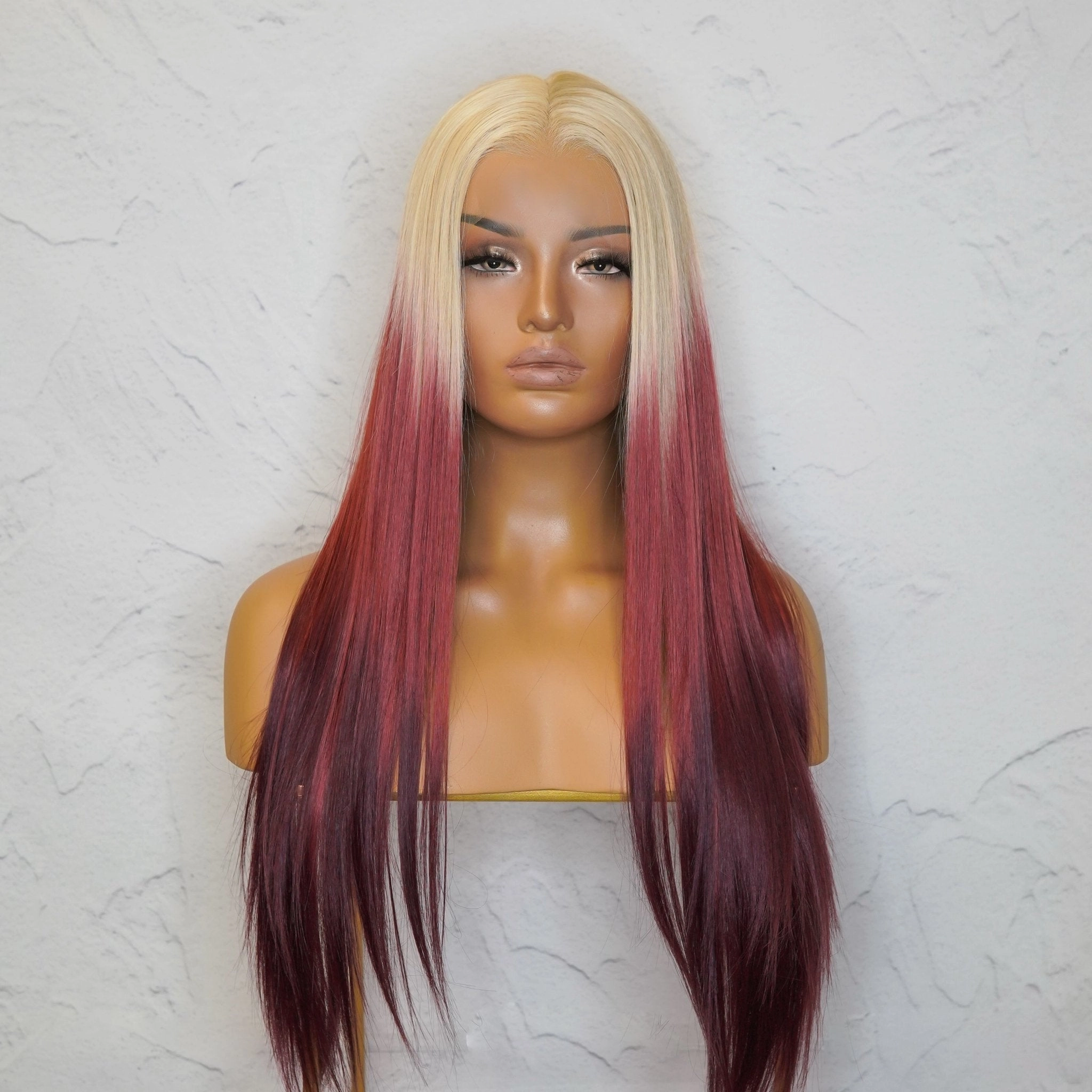 SARAH Wine Lace Front Wig