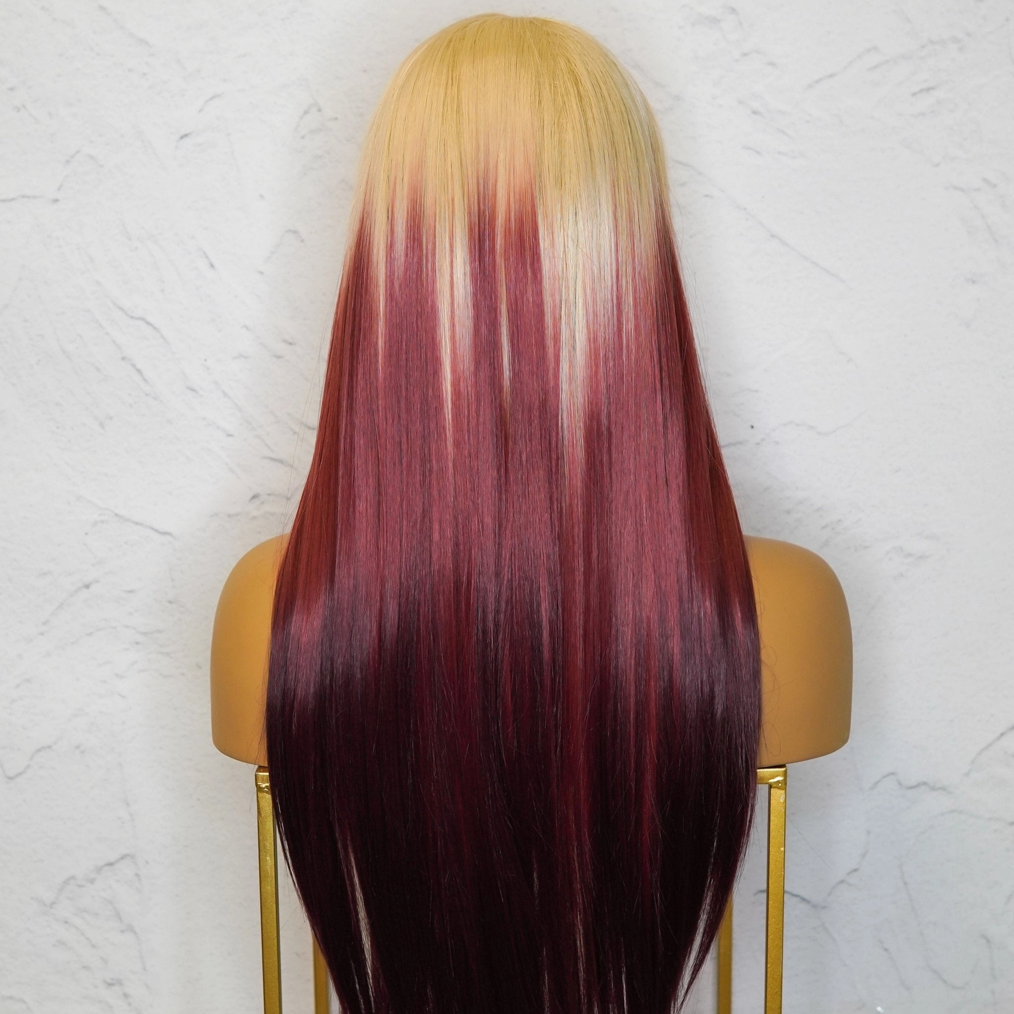 SARAH Wine Lace Front Wig