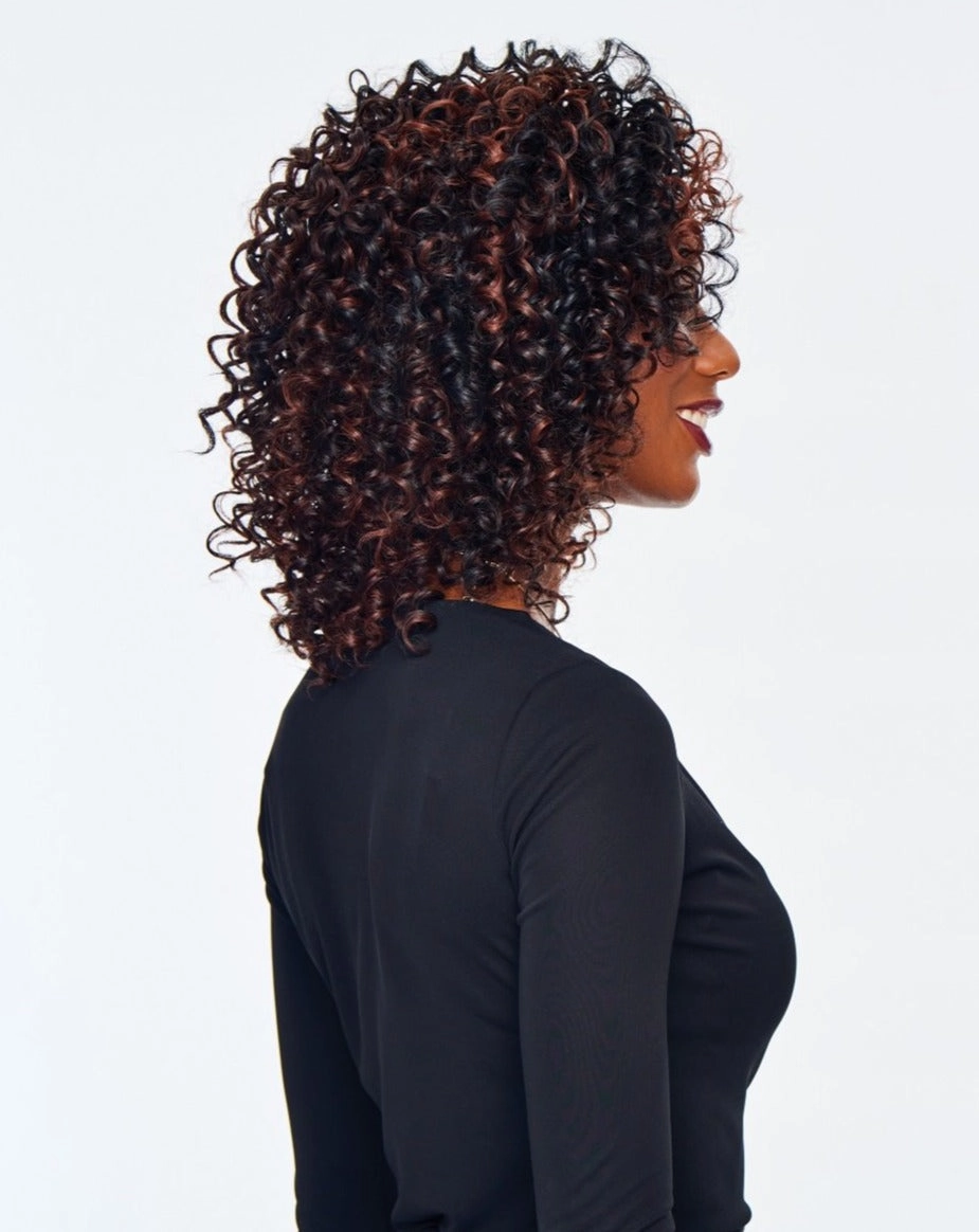 Sassy Curl Wig by Hairdo | Heat Friendly Synthetic Hair | Average Cap