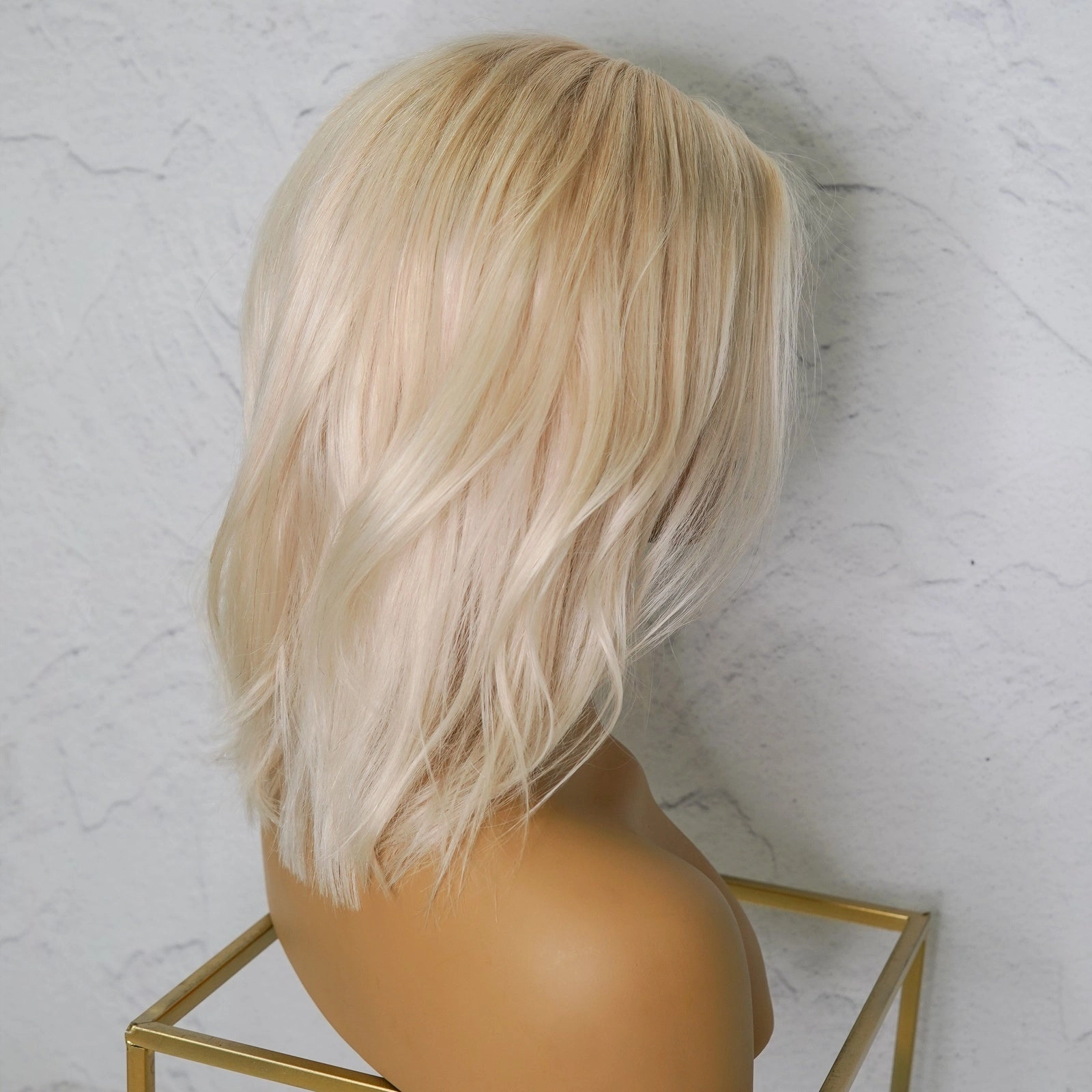 SELMA Blonde Human Hair Lace Front Wig