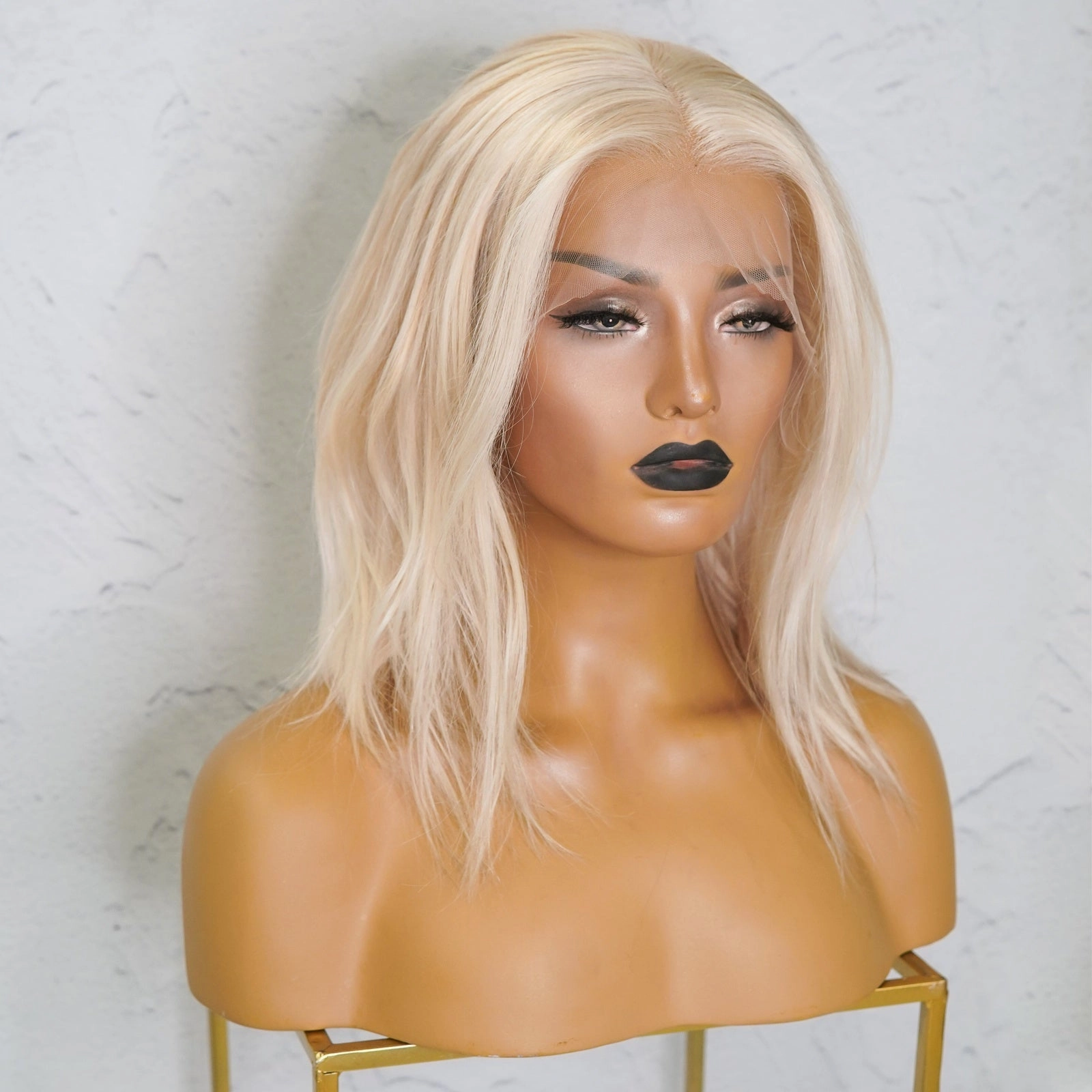 SELMA Blonde Human Hair Lace Front Wig