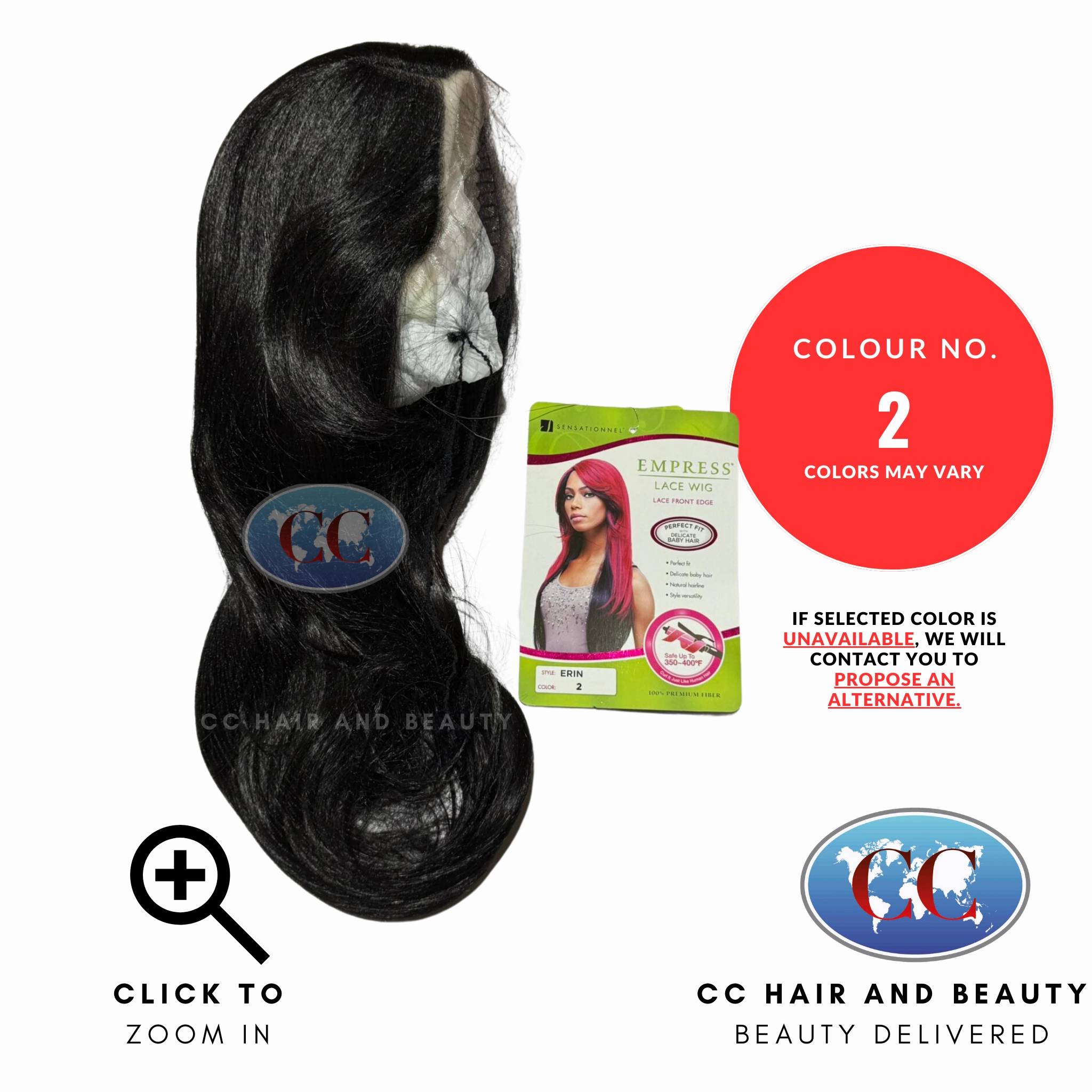 Sensationnel Synthetic Empress Lace Front Wig - Erin