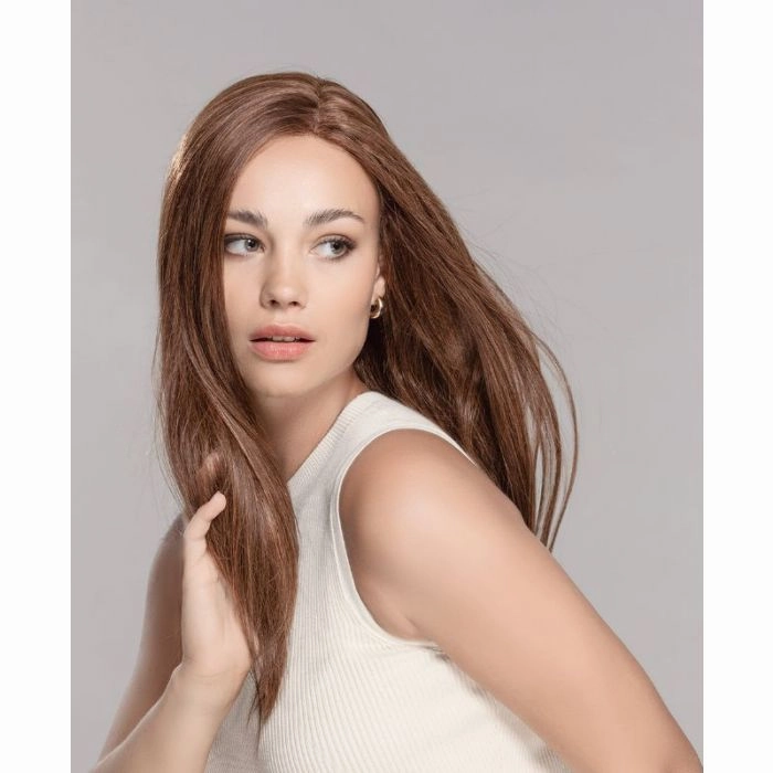 Serenata Deluxe Mono/Hand-Tied Ext Lace Front Human Hair Wig Ellen Wille Stimulate