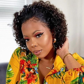 Short Curly Wig Pixie Cut 13x4 HD Lace Front Pre Plucked Natural Hairline Glueless Lace Front Wigs-Geeta Hair