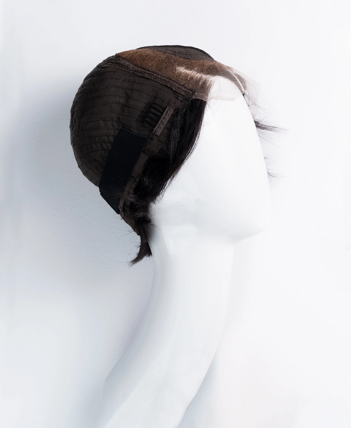 Short Wedge Human Wig - 6 Natural Black.
