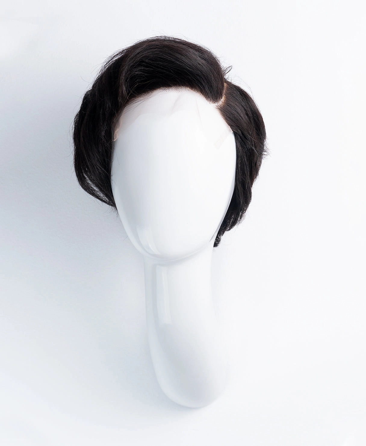 Short Wedge Human Wig - 6 Natural Black.