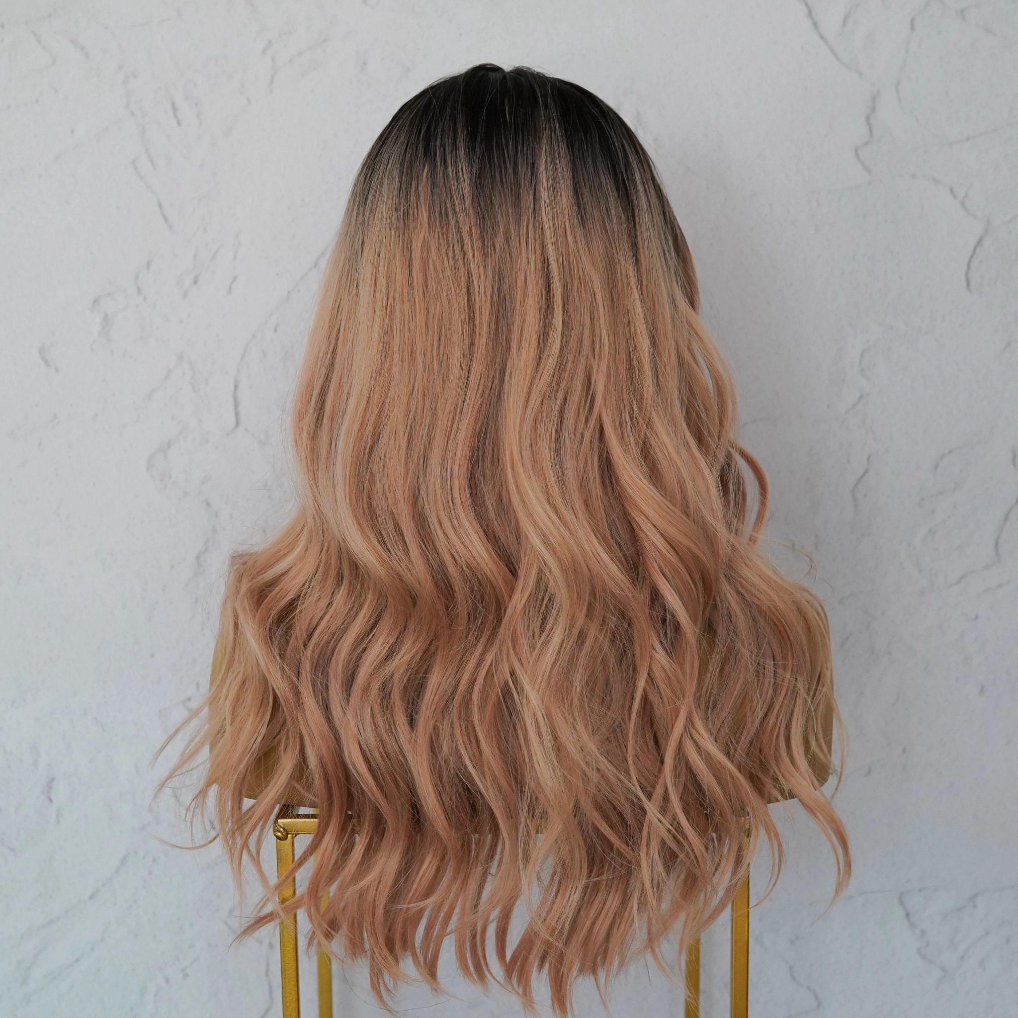 SIERA Ombre Dusty Pink Lace Front Wig