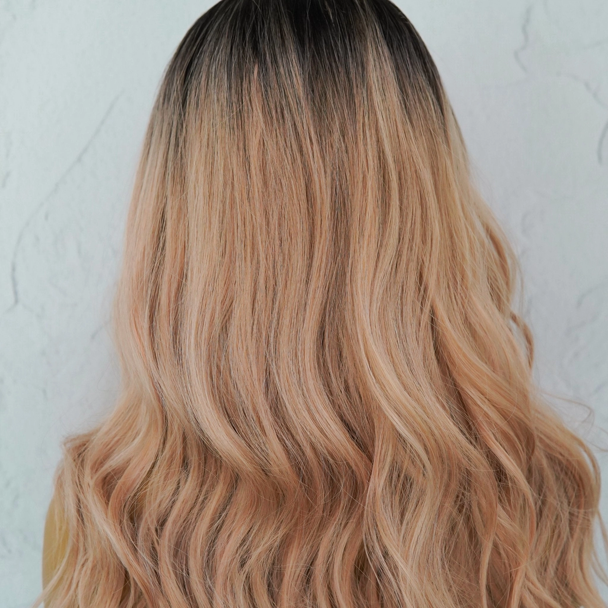 SIERA Ombre Dusty Pink Lace Front Wig