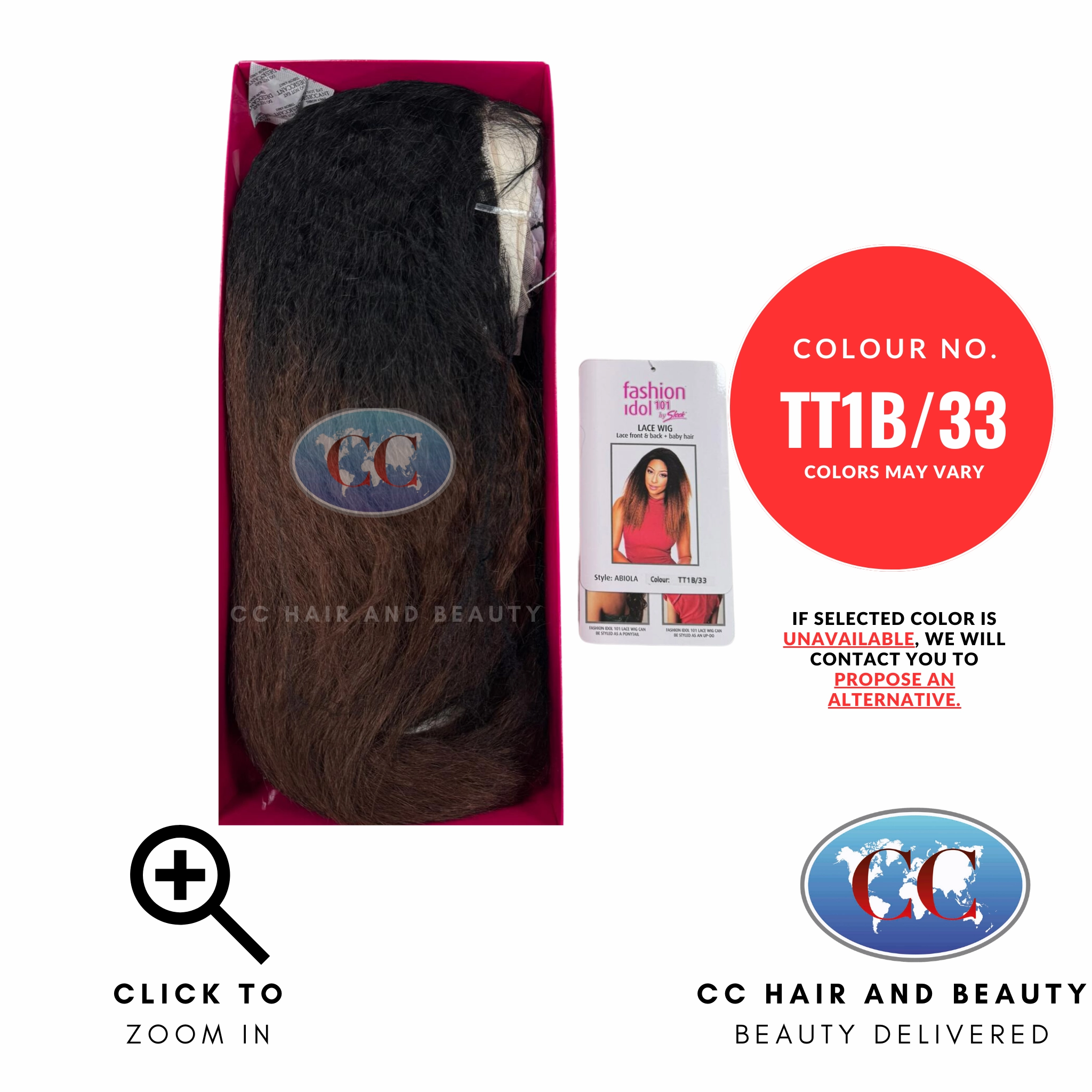 Sleek Fashion Idol Synthetic Hair Premium Wig - Abiola Wig