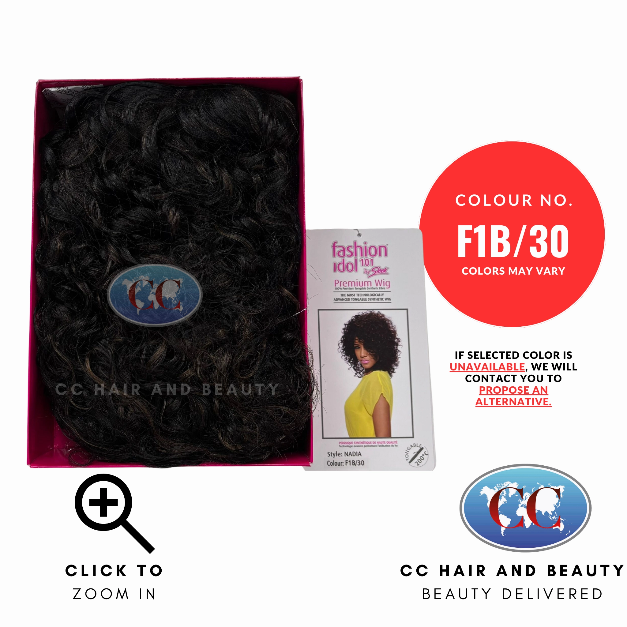 Sleek Fashion Idol Synthetic Hair Premium Wig - Nadia Wig