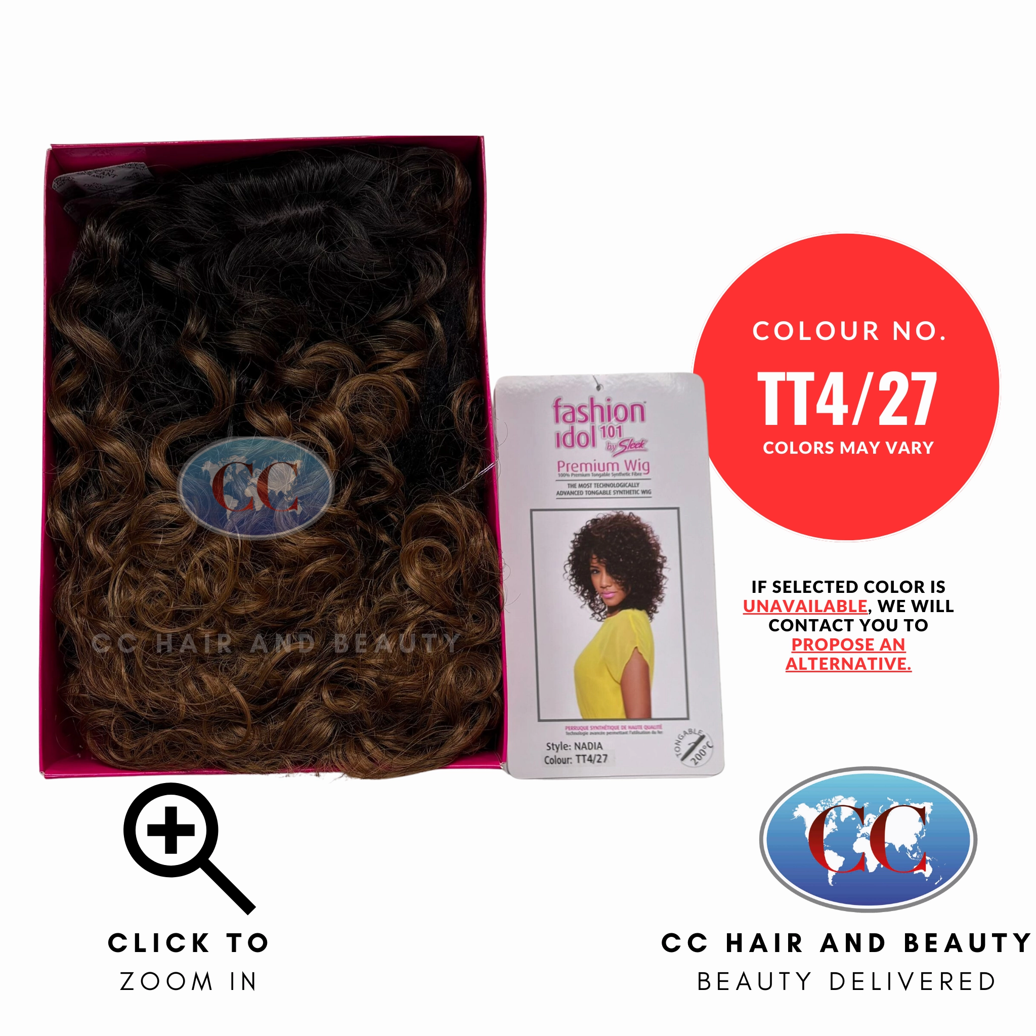 Sleek Fashion Idol Synthetic Hair Premium Wig - Nadia Wig