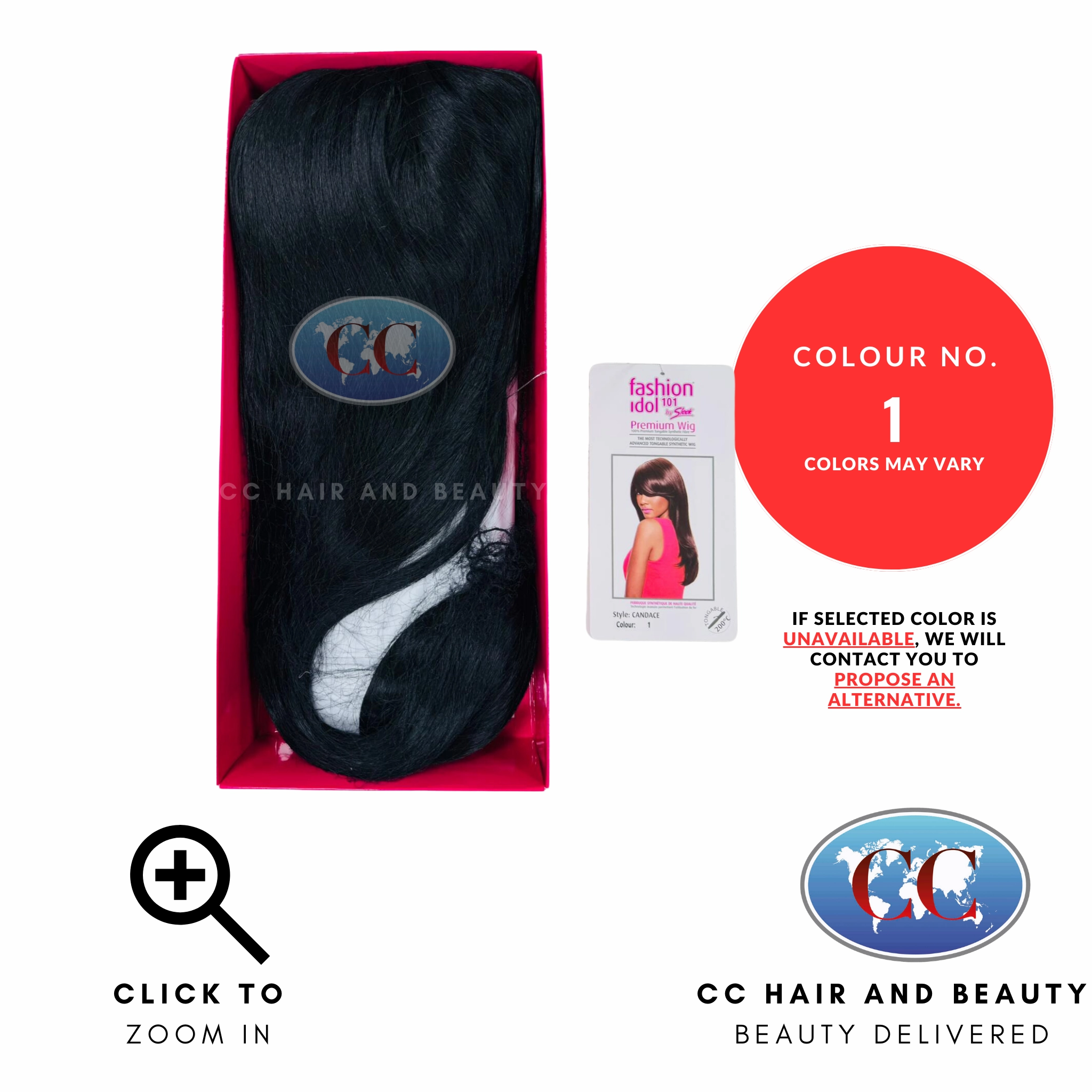 Sleek Fashion Idol Synthetic Premium Wig - Candace