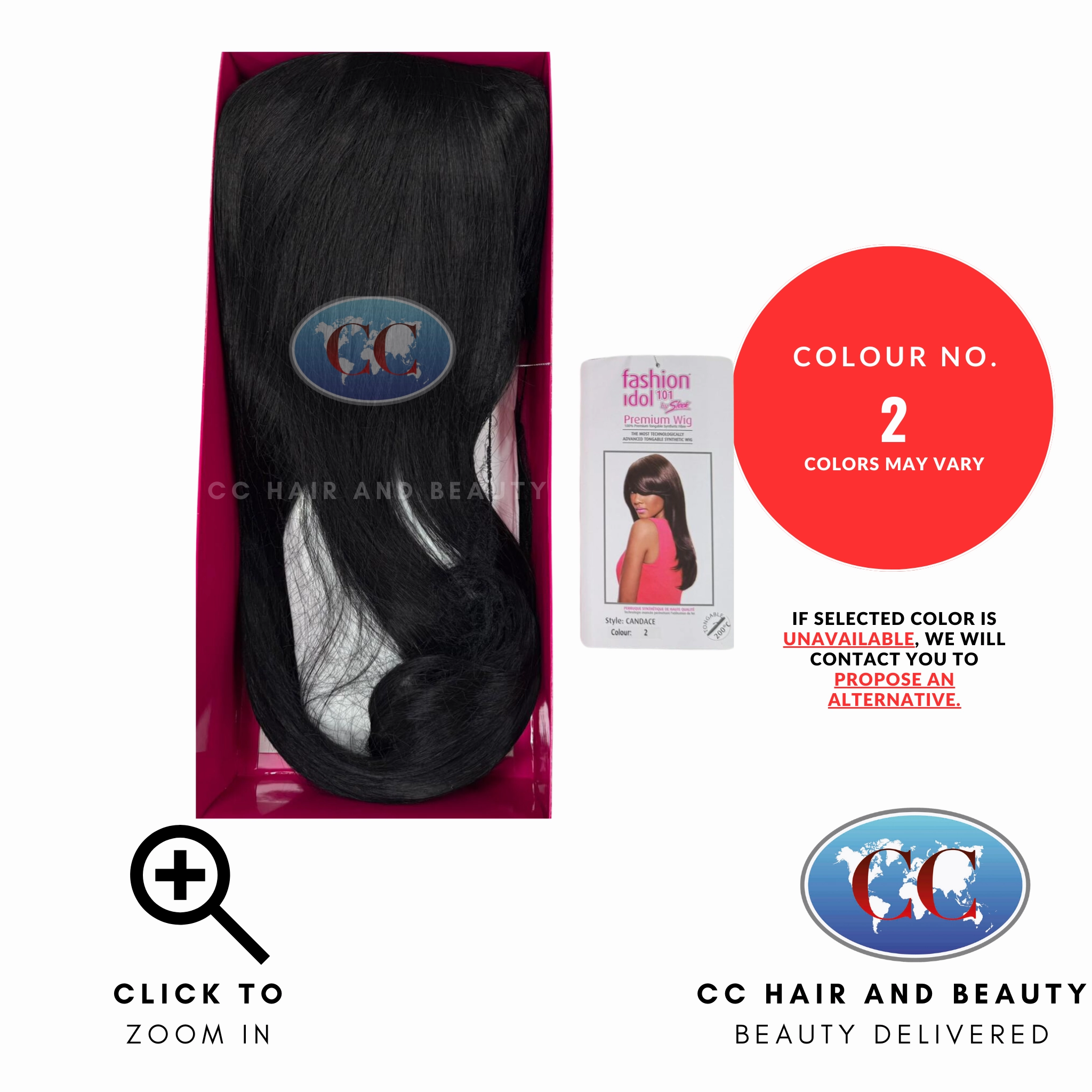 Sleek Fashion Idol Synthetic Premium Wig - Candace