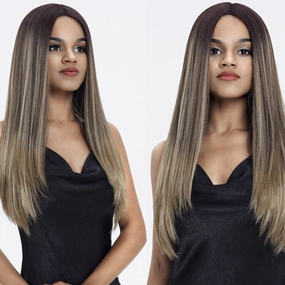 Sleek Human Hair Blended Wig - Demi Wig