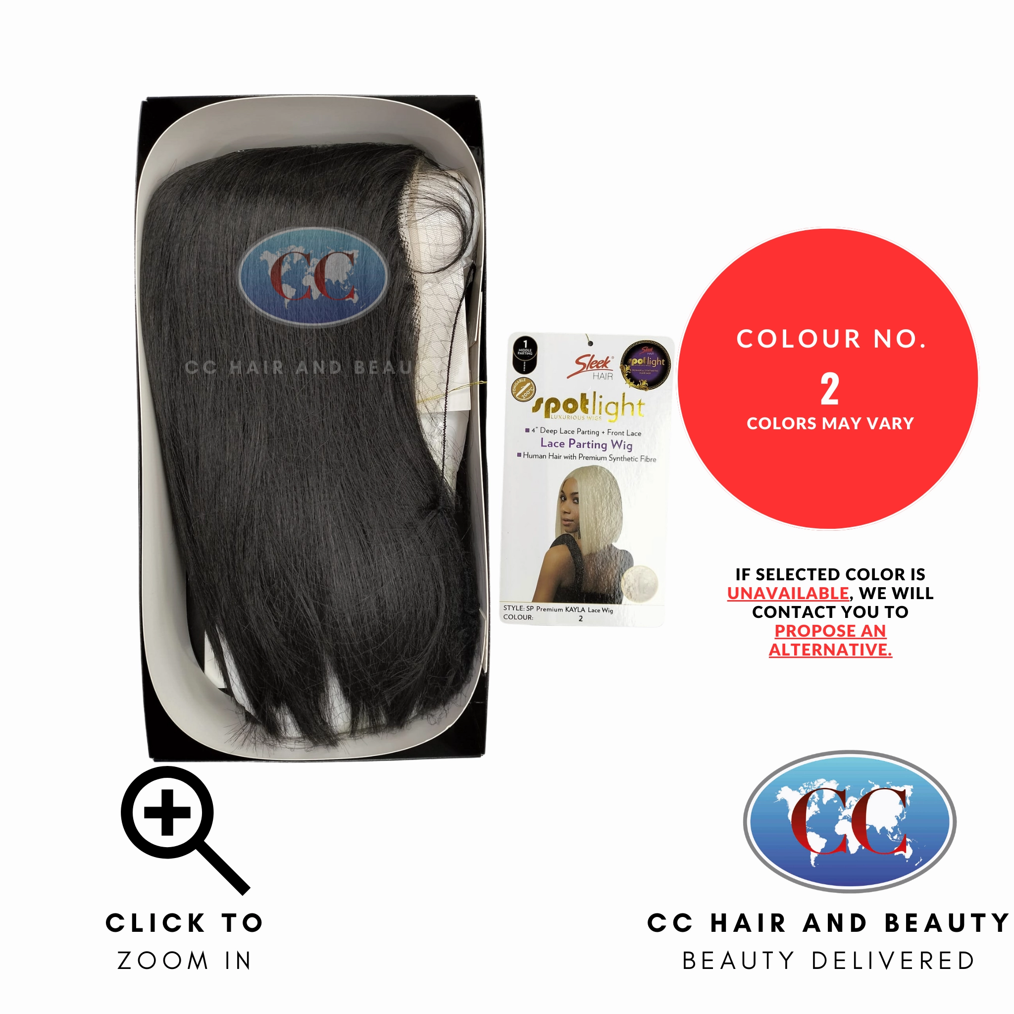 Sleek Human Hair Blended Wig- Kayla Wig