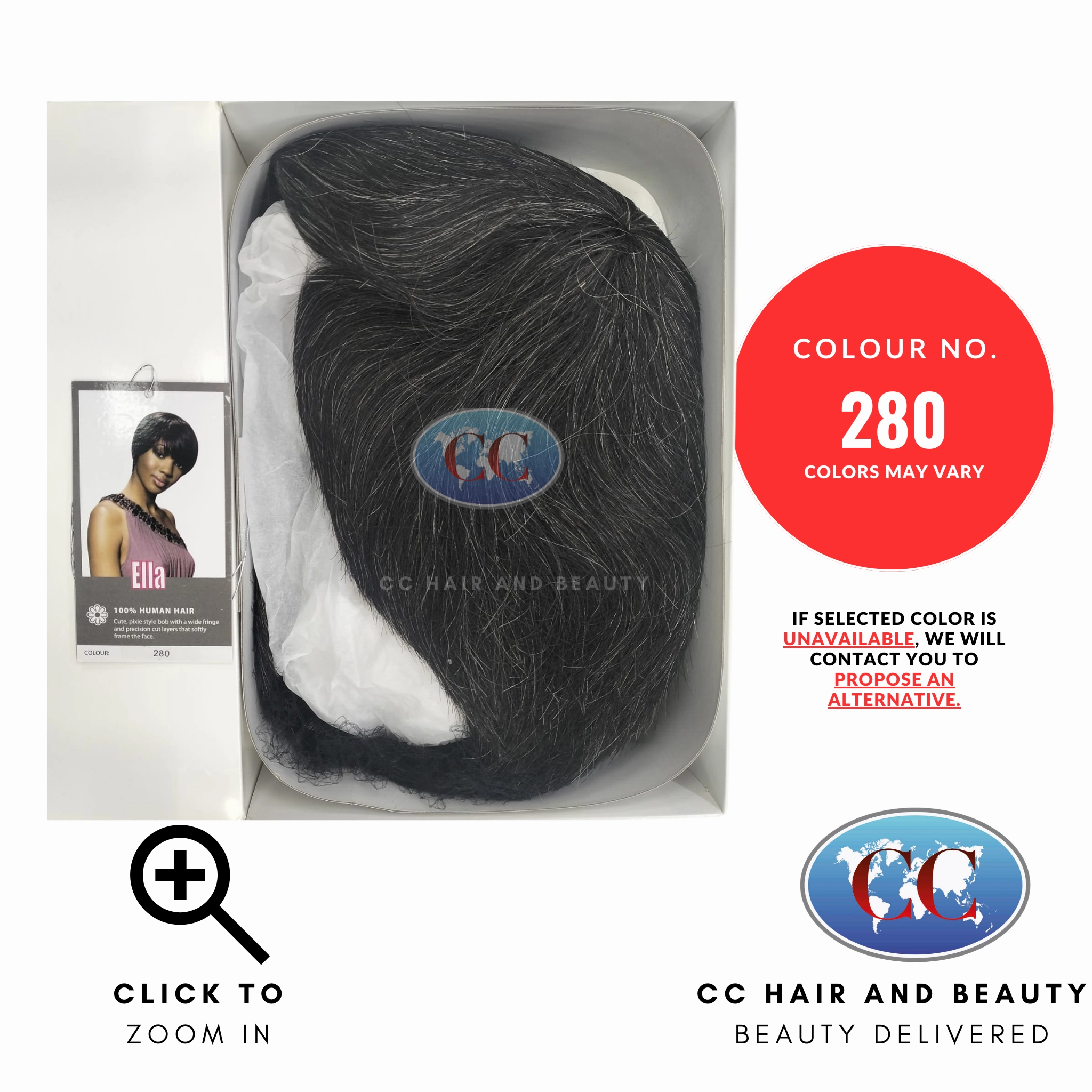 Sleek Human Hair Wig Fashion - Ella Wig