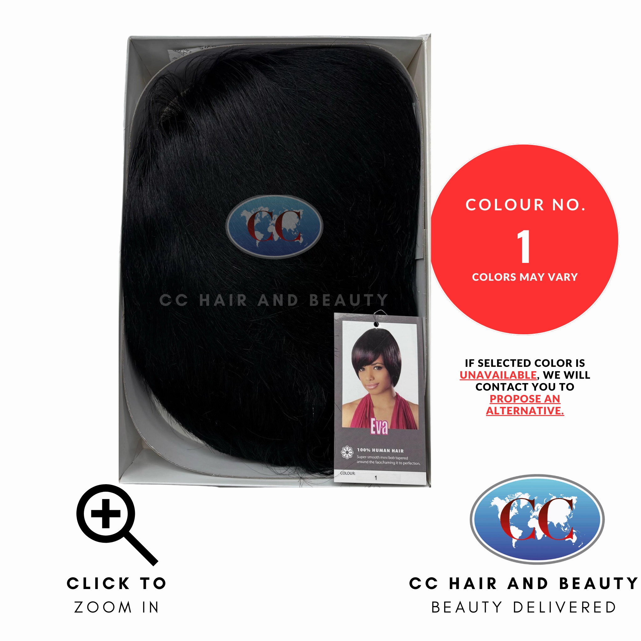Sleek Human Hair Wig Fashion - Eva Wig