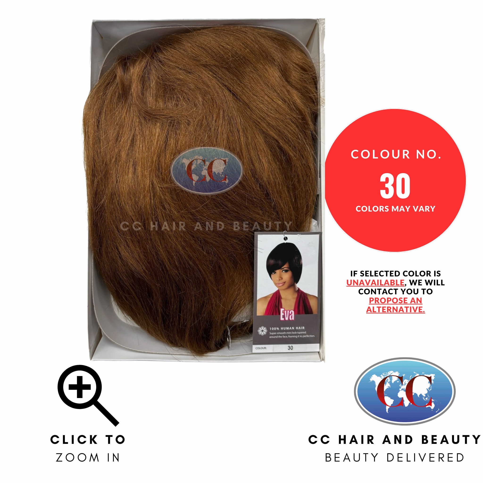 Sleek Human Hair Wig Fashion - Eva Wig