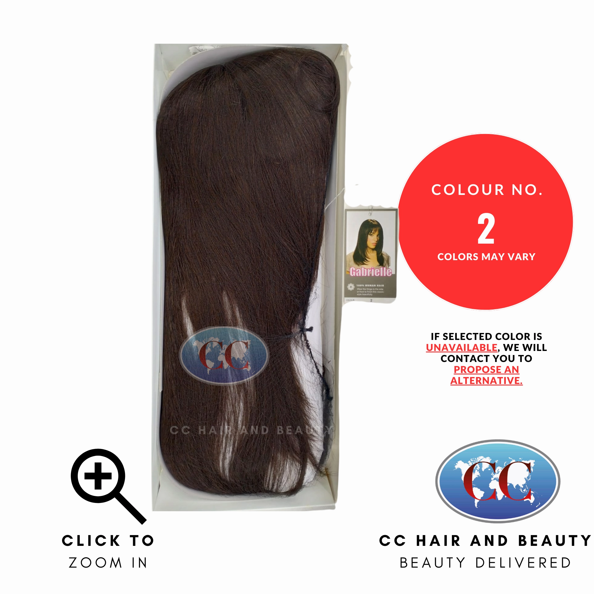 Sleek Human Hair Wig Fashion - Gabrielle Wig