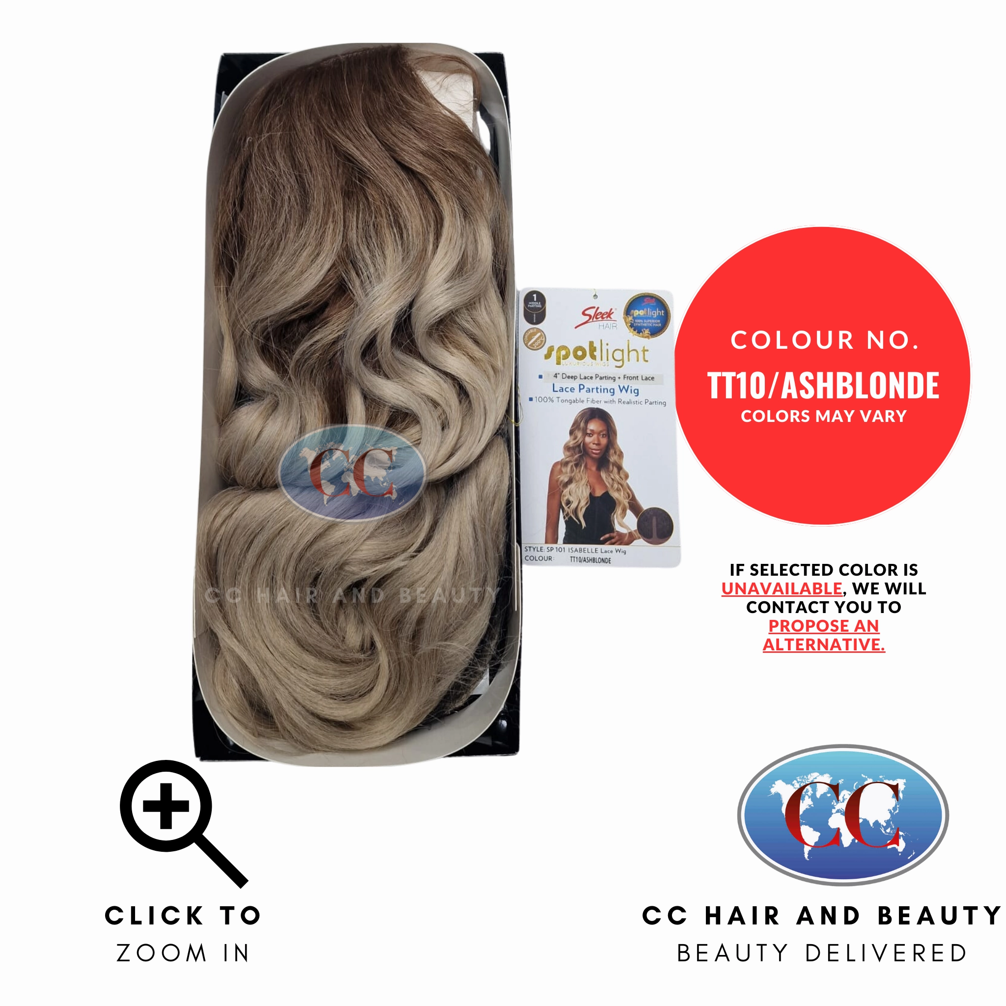 Sleek Spotlight Synthetic Lace Wig - Isabelle