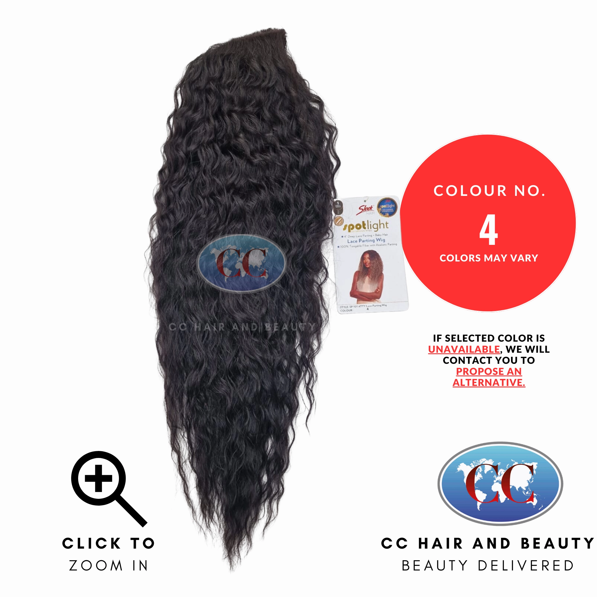 Sleek Synthetic Hair Spotlight Luxurious Wig - Atty Wig